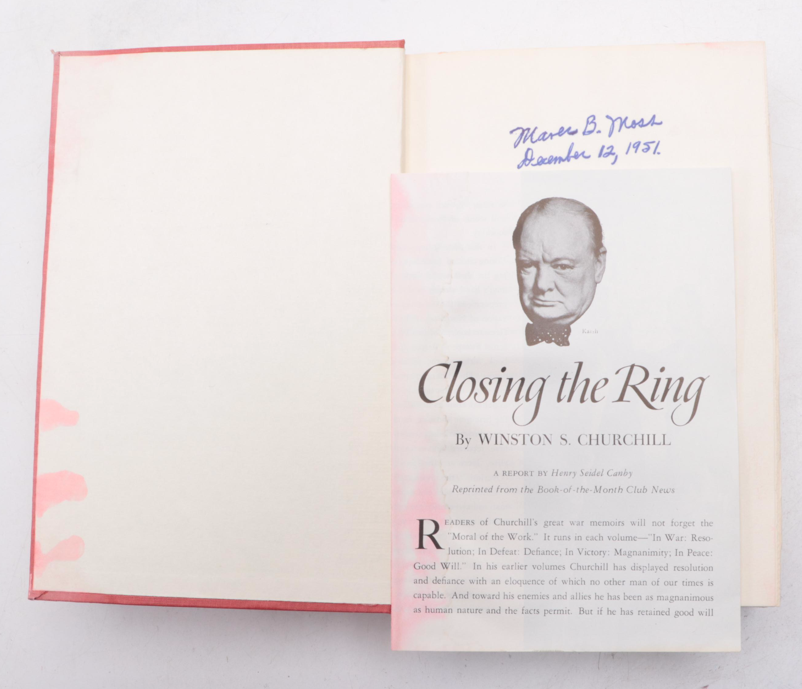 "The Second World War" Complete Six-Volume Set by Winston S. Churchill