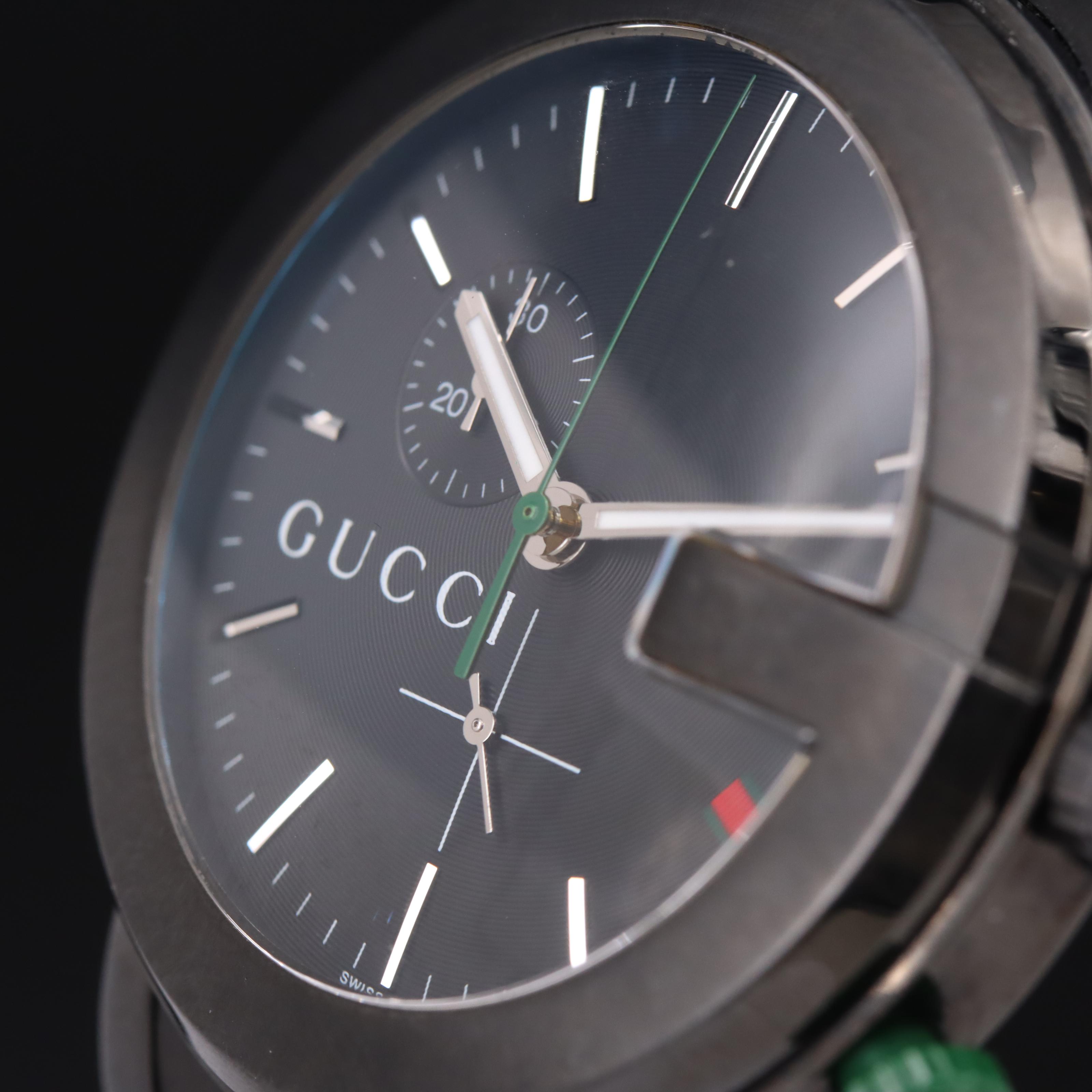 Gucci PVD Stainless Steel Chronograph Watch