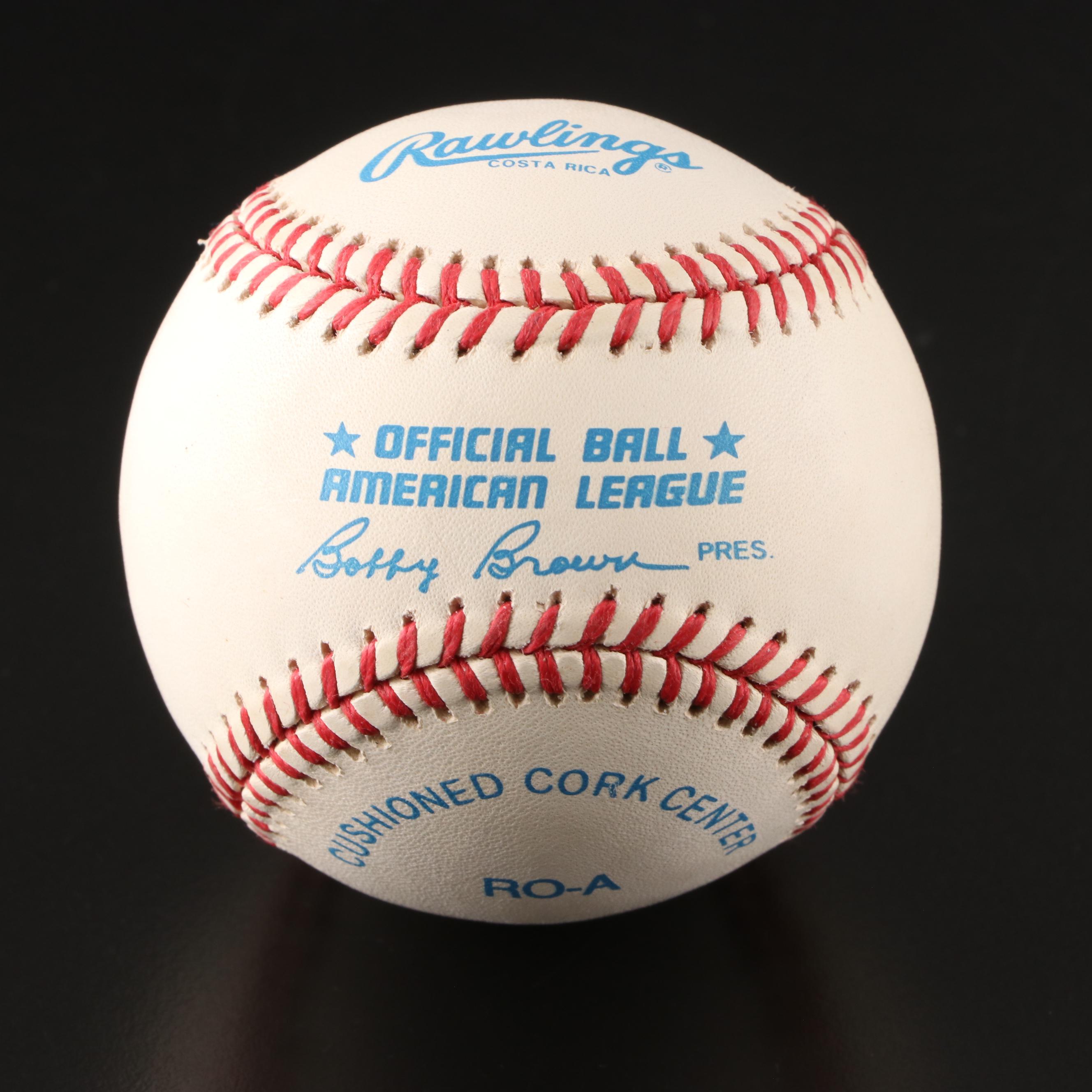 Ken Griffey Jr. Signed Rawlings Offical American League Baseball