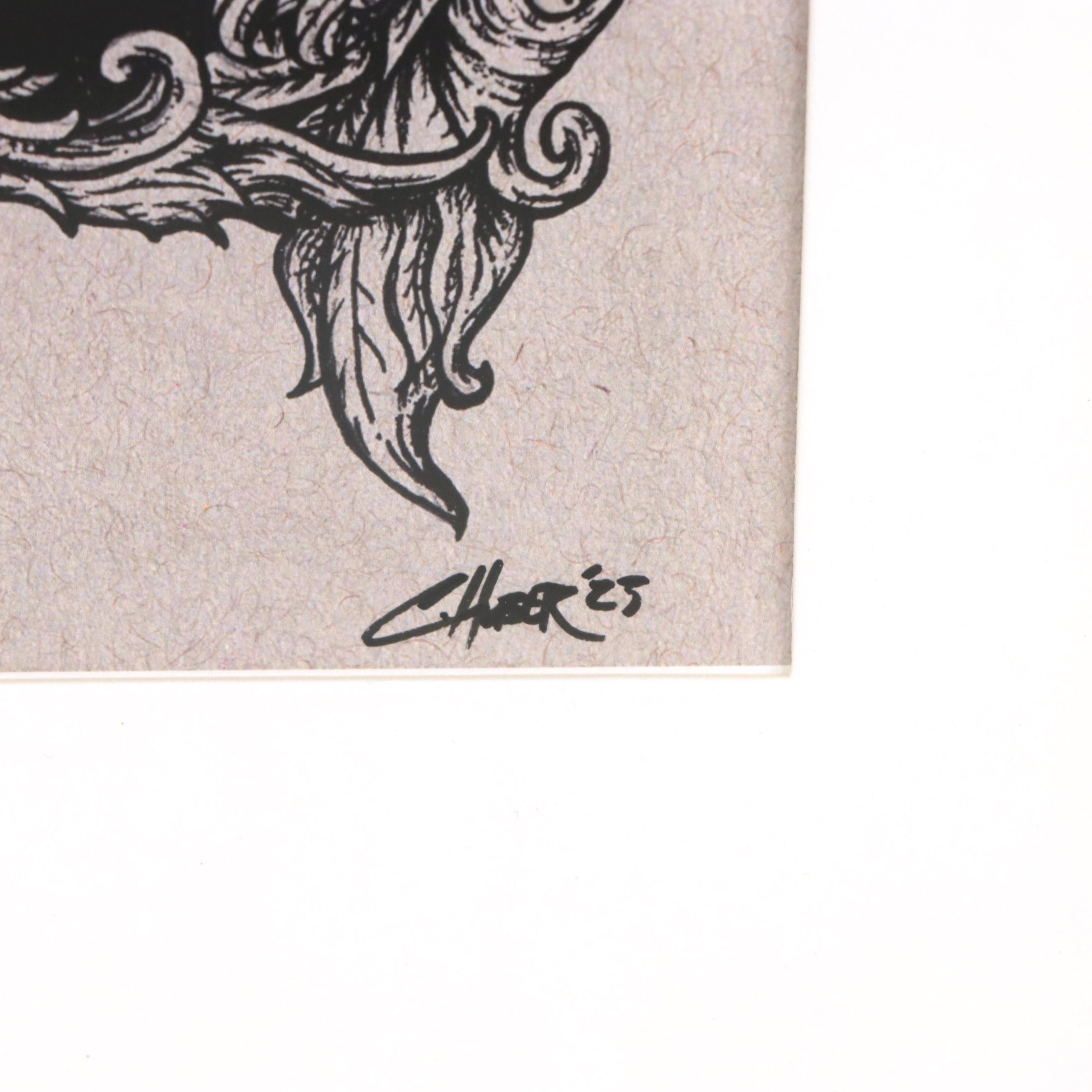 Chris Huber Giclée "Pirate Skull-Set," 2023