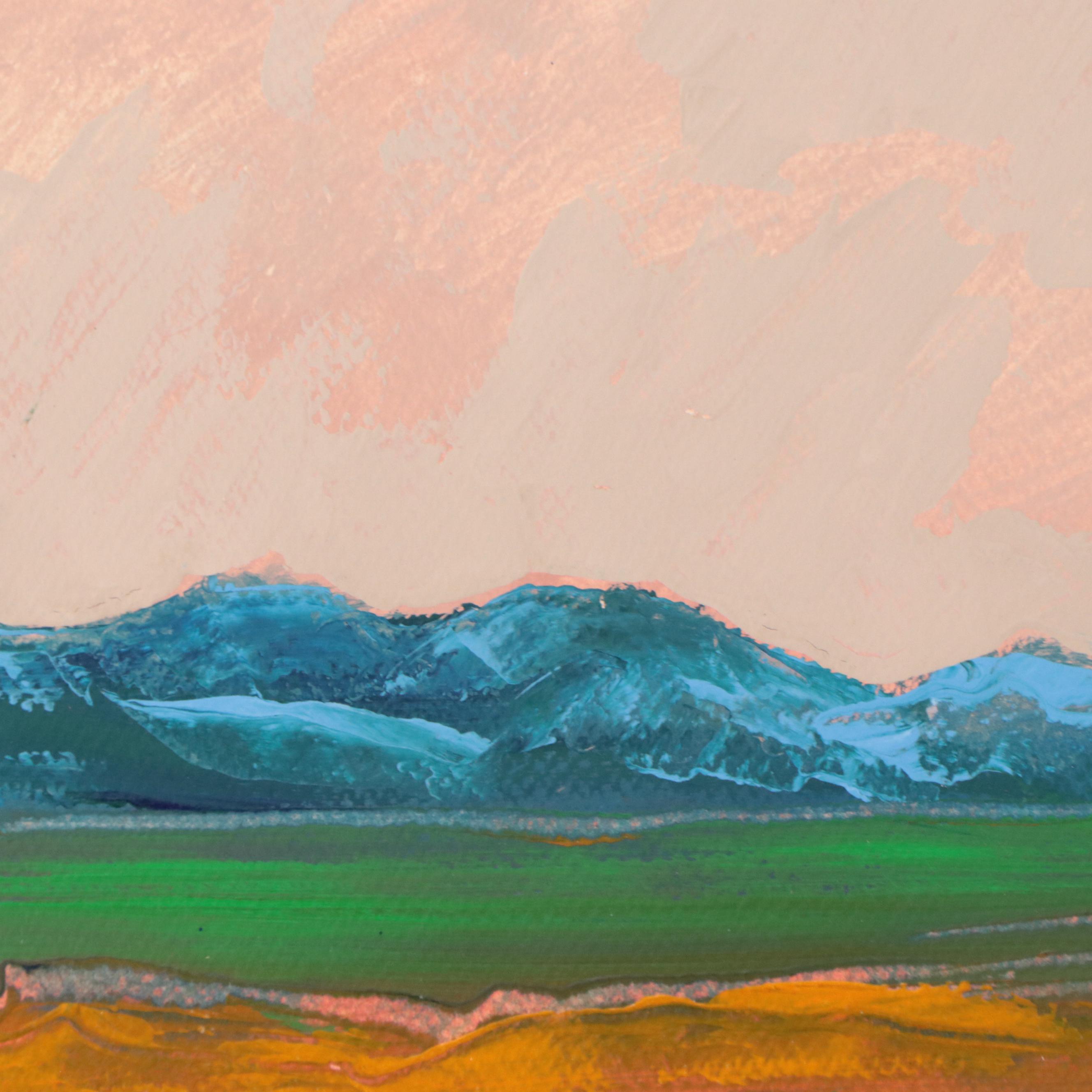 Harry Hilson Abstract Landscape Acrylic Painting