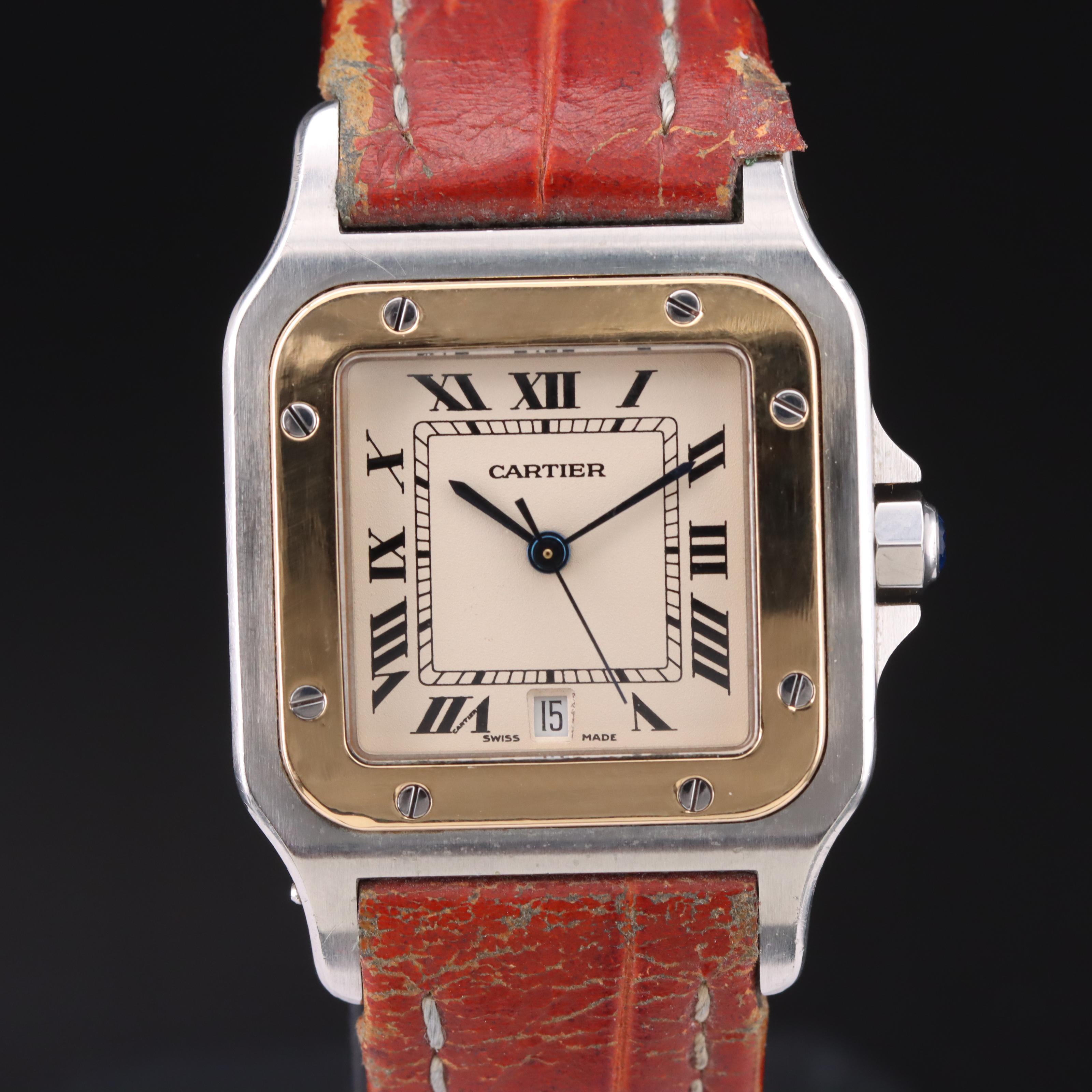 Cartier Santos  18K and Stainless Steel Watch