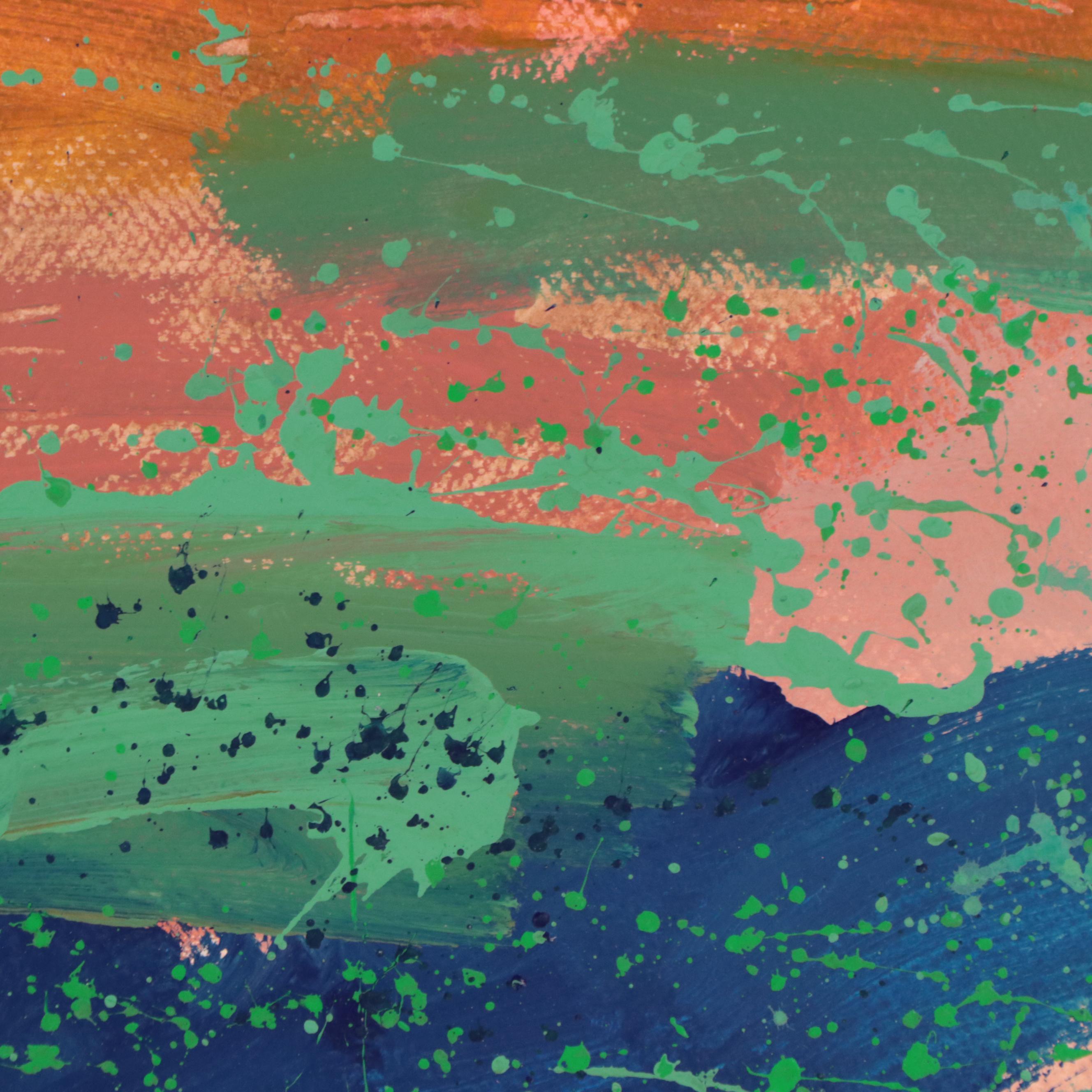 Harry Hilson Abstract Landscape Acrylic Painting