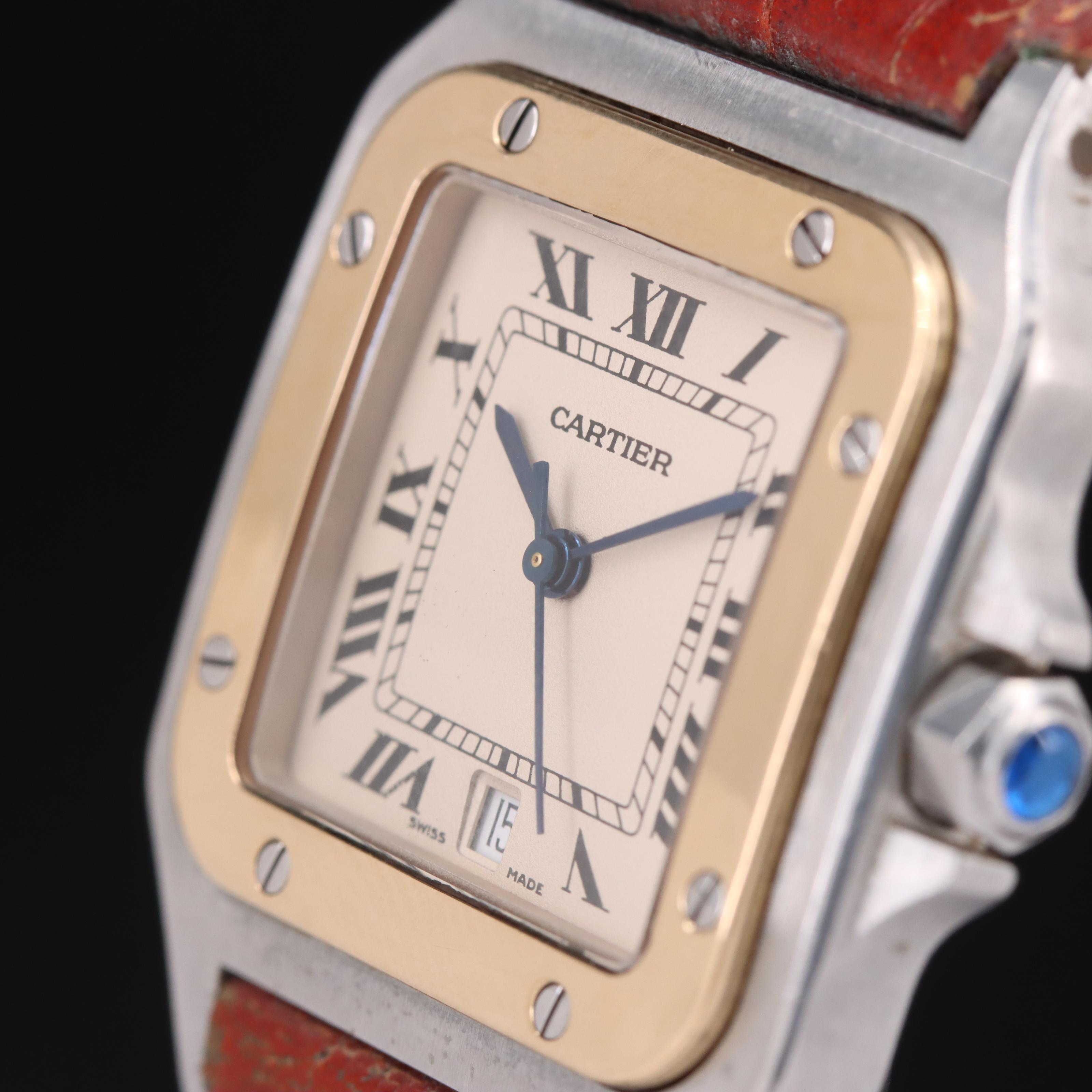 Cartier Santos  18K and Stainless Steel Watch