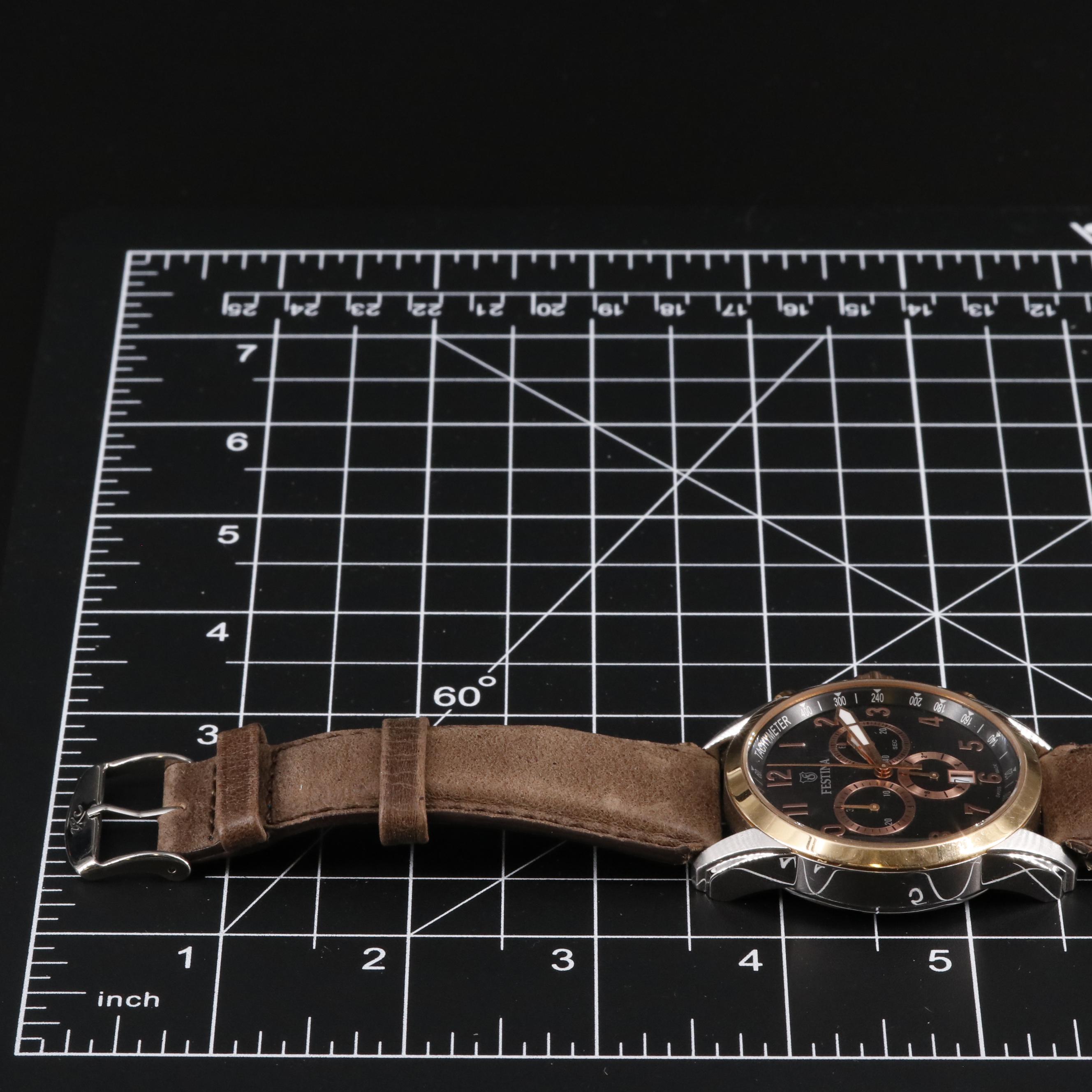 Festina Swiss Made Stainless Steel Watch