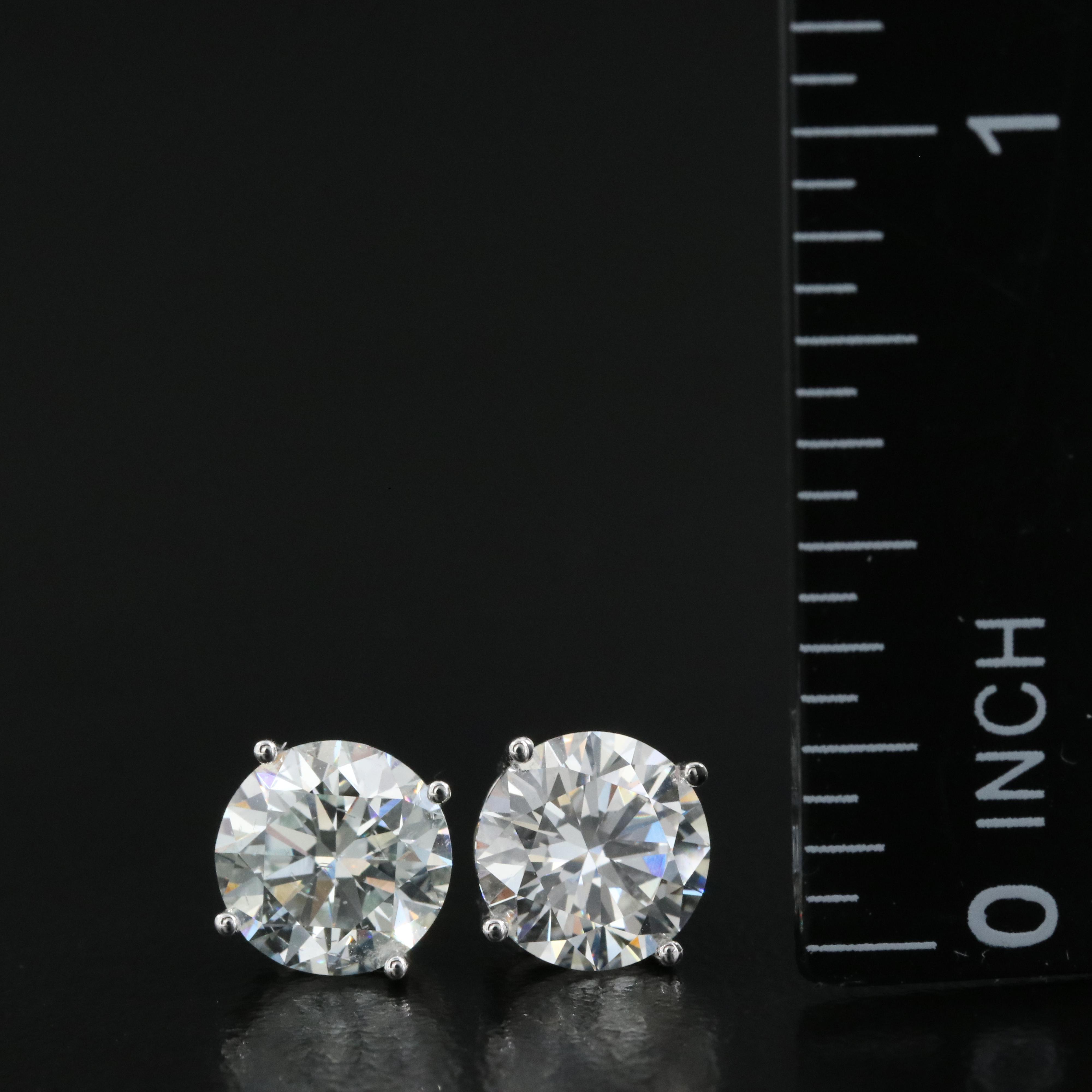 14K 2.90 CTW Lab Grown Diamond Stud Earrings