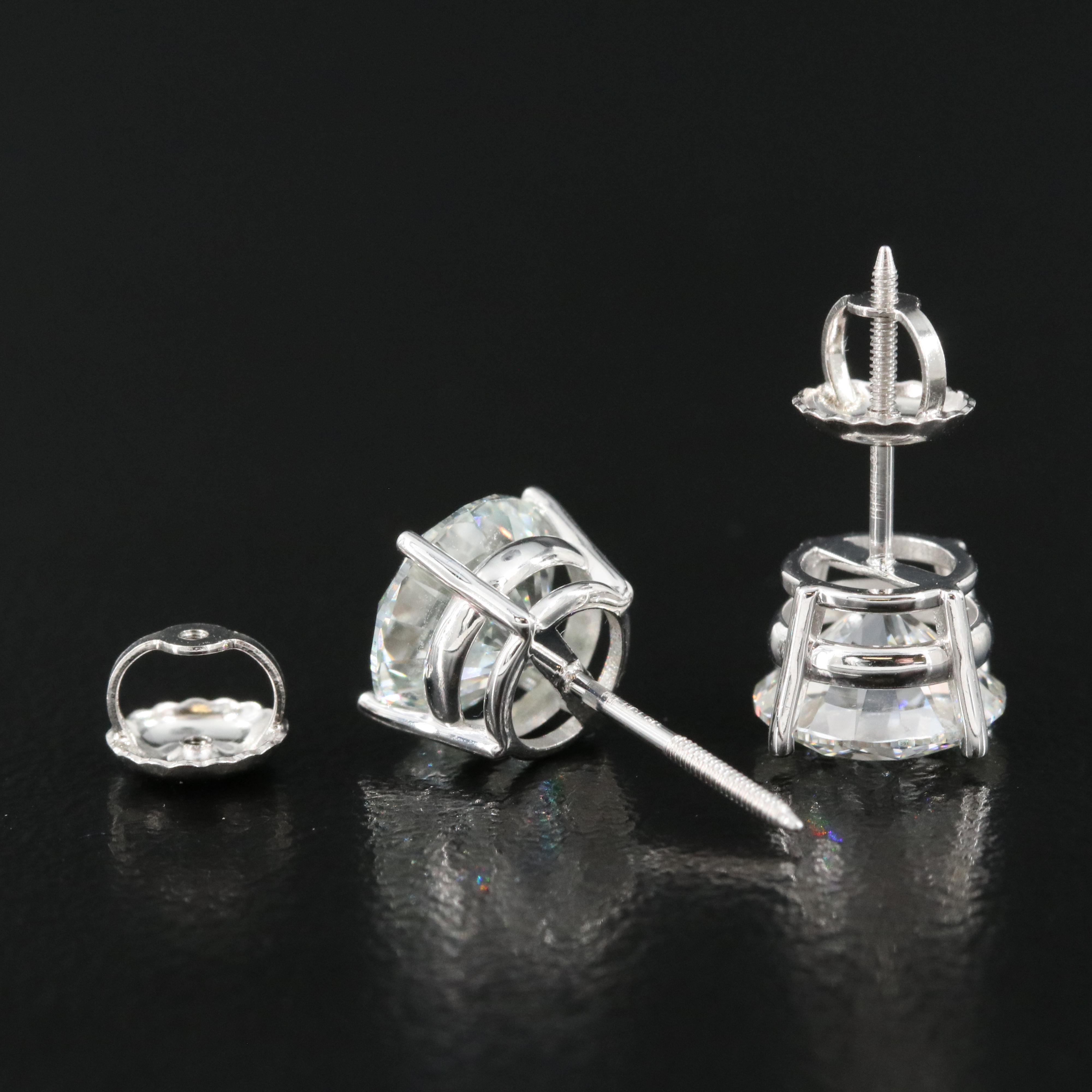 14K 2.90 CTW Lab Grown Diamond Stud Earrings