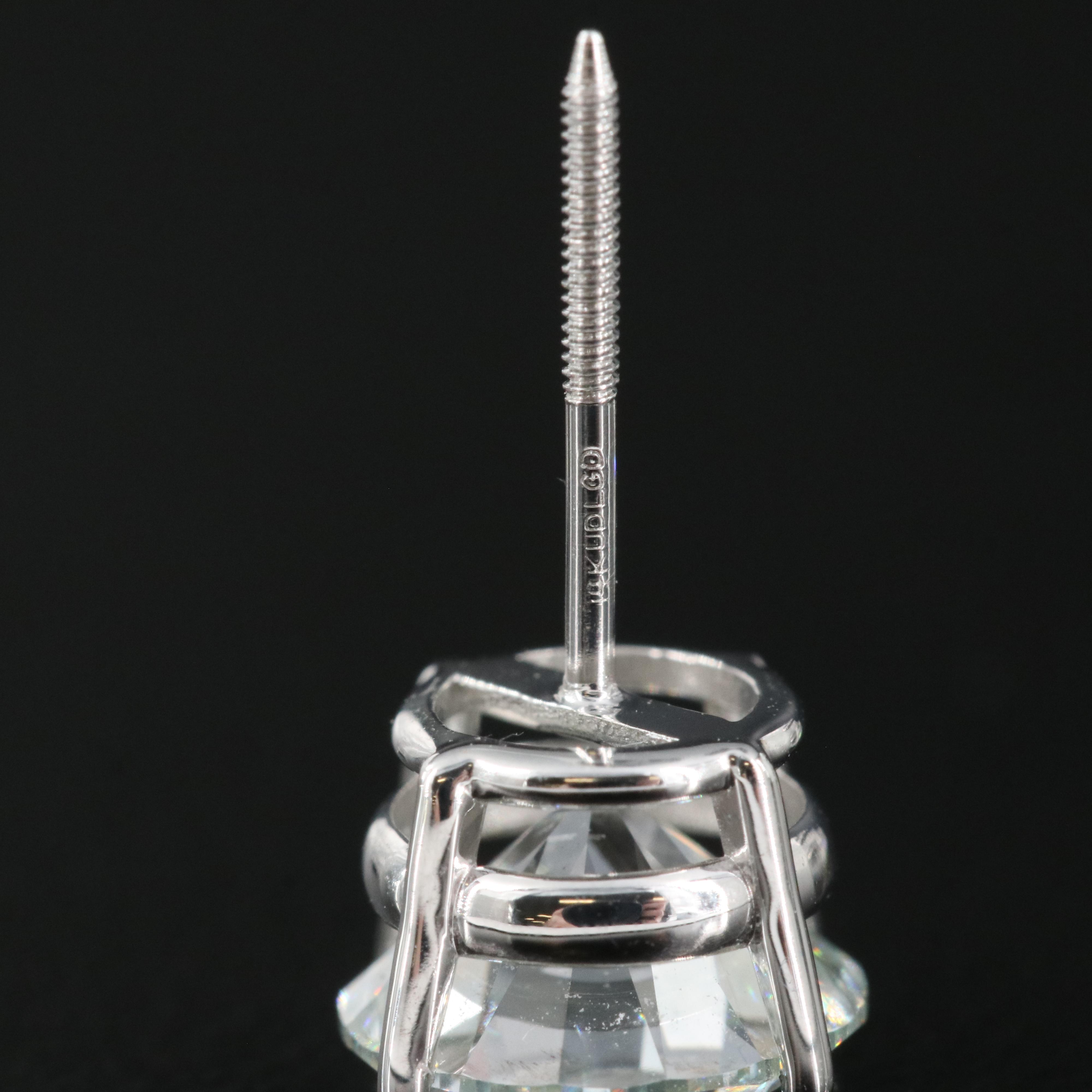 14K 2.90 CTW Lab Grown Diamond Stud Earrings