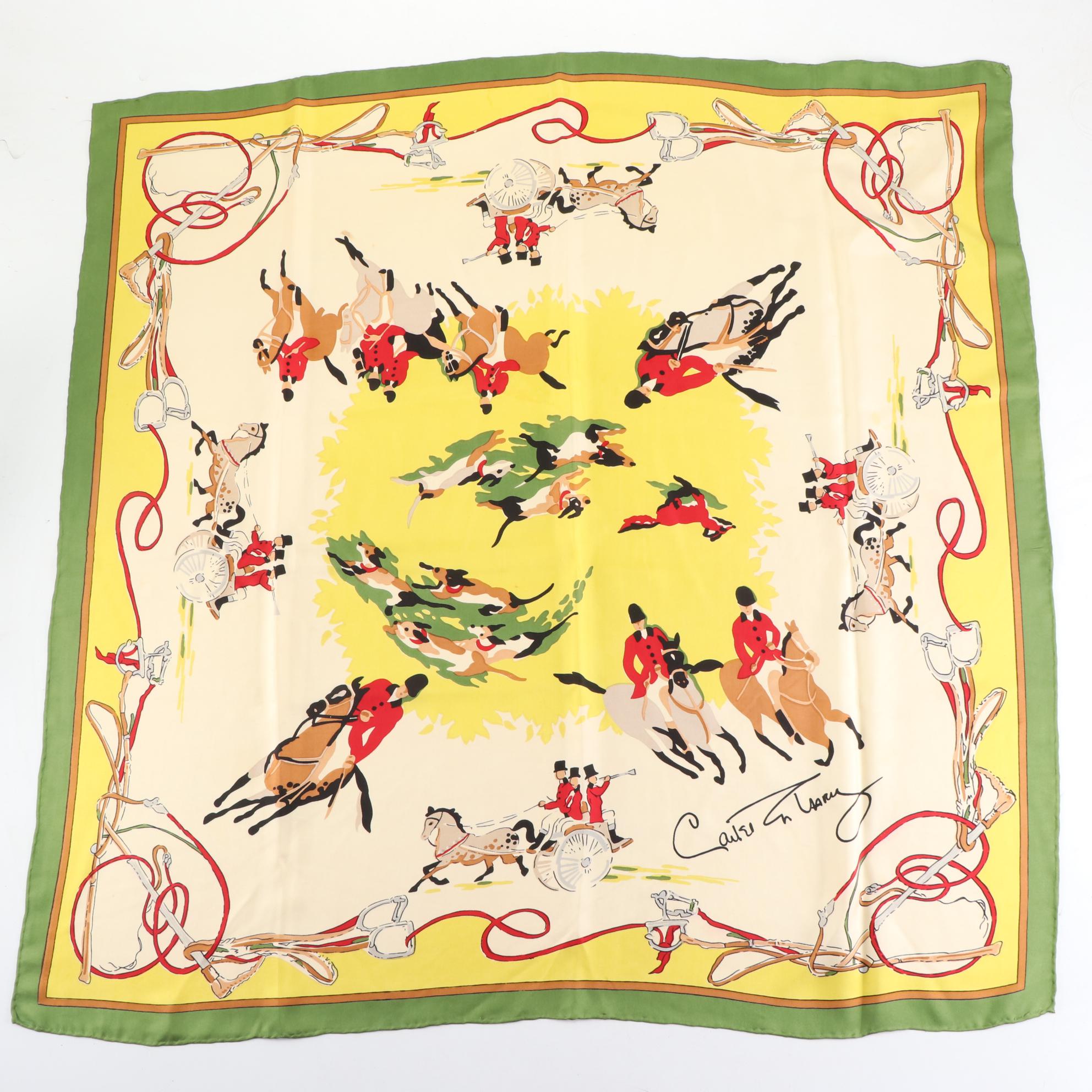 Ralph Lauren Equestrian and Dog Lightweight Scarves with Other Equestrian Scarf