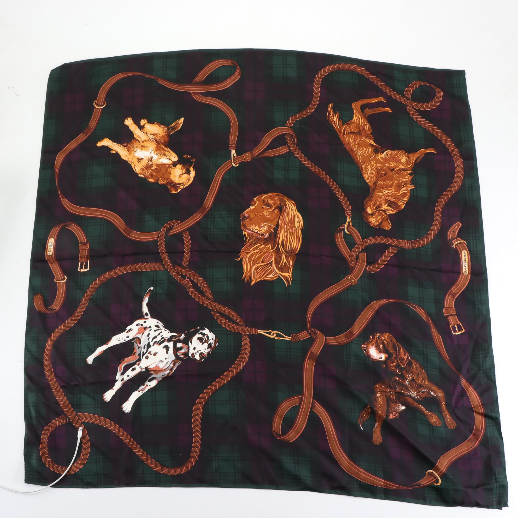 Ralph Lauren Equestrian and Dog Lightweight Scarves with Other Equestrian Scarf