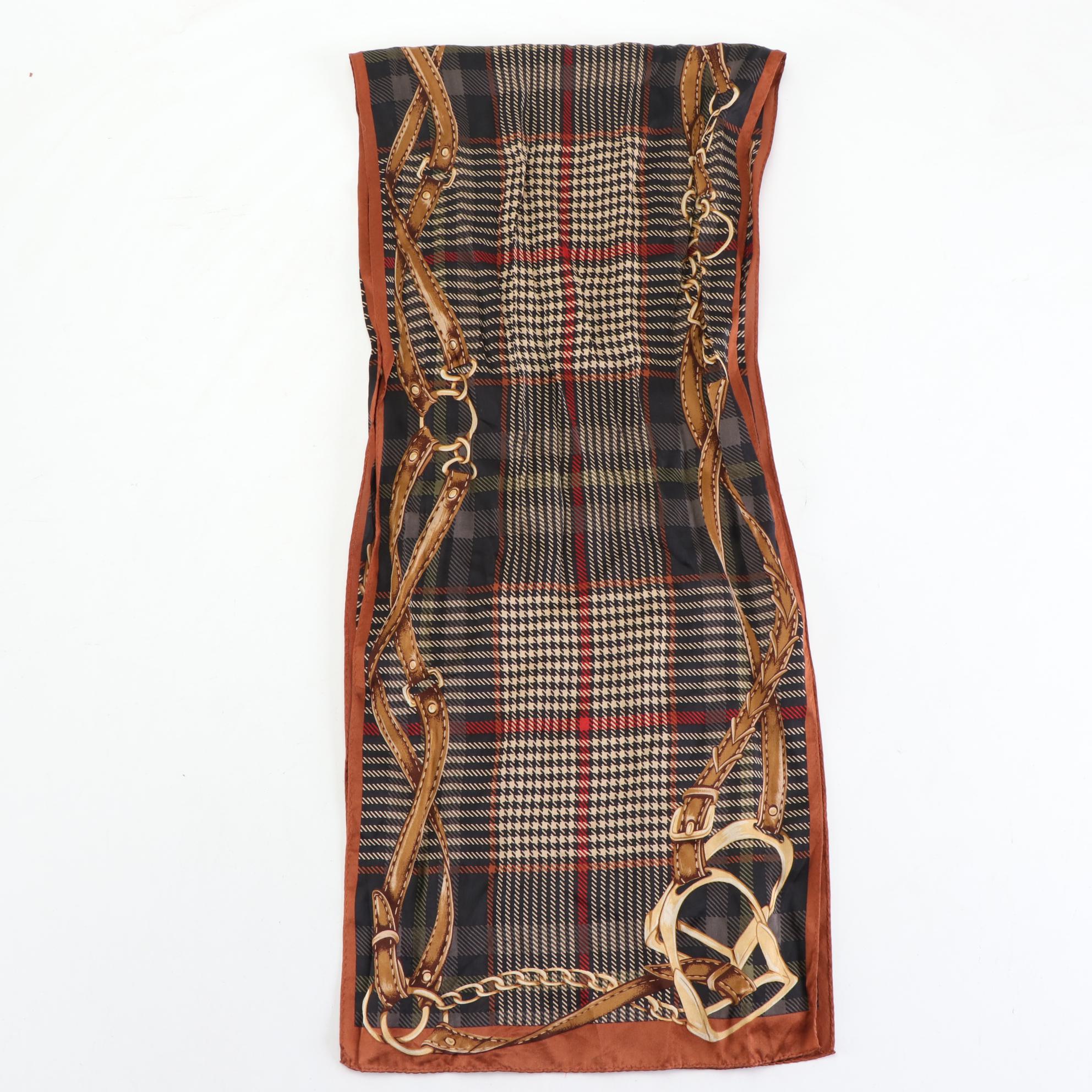 Ralph Lauren Equestrian and Dog Lightweight Scarves with Other Equestrian Scarf