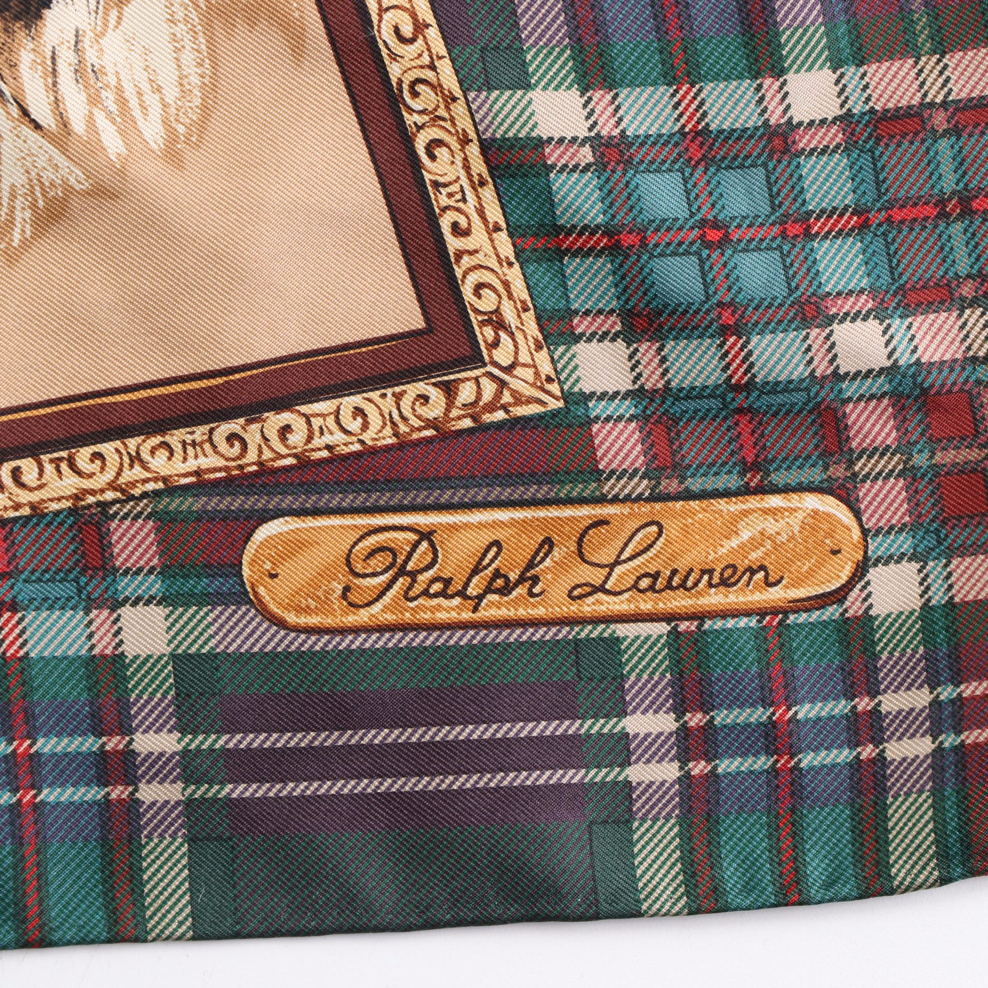 Ralph Lauren Equestrian and Dog Lightweight Scarves with Other Equestrian Scarf