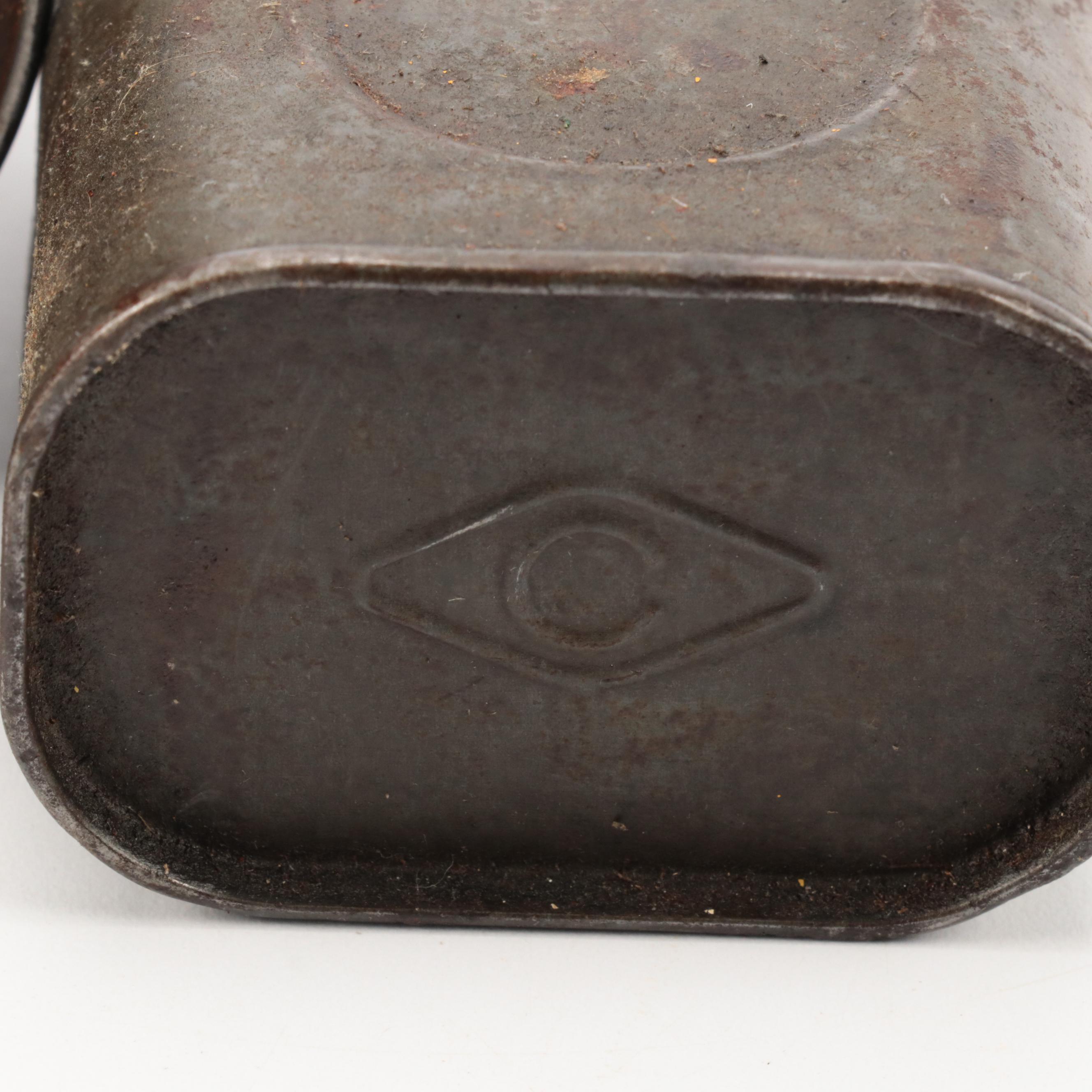 Eagle and Other Metal Oil Cans, Early to Mid-20th Century