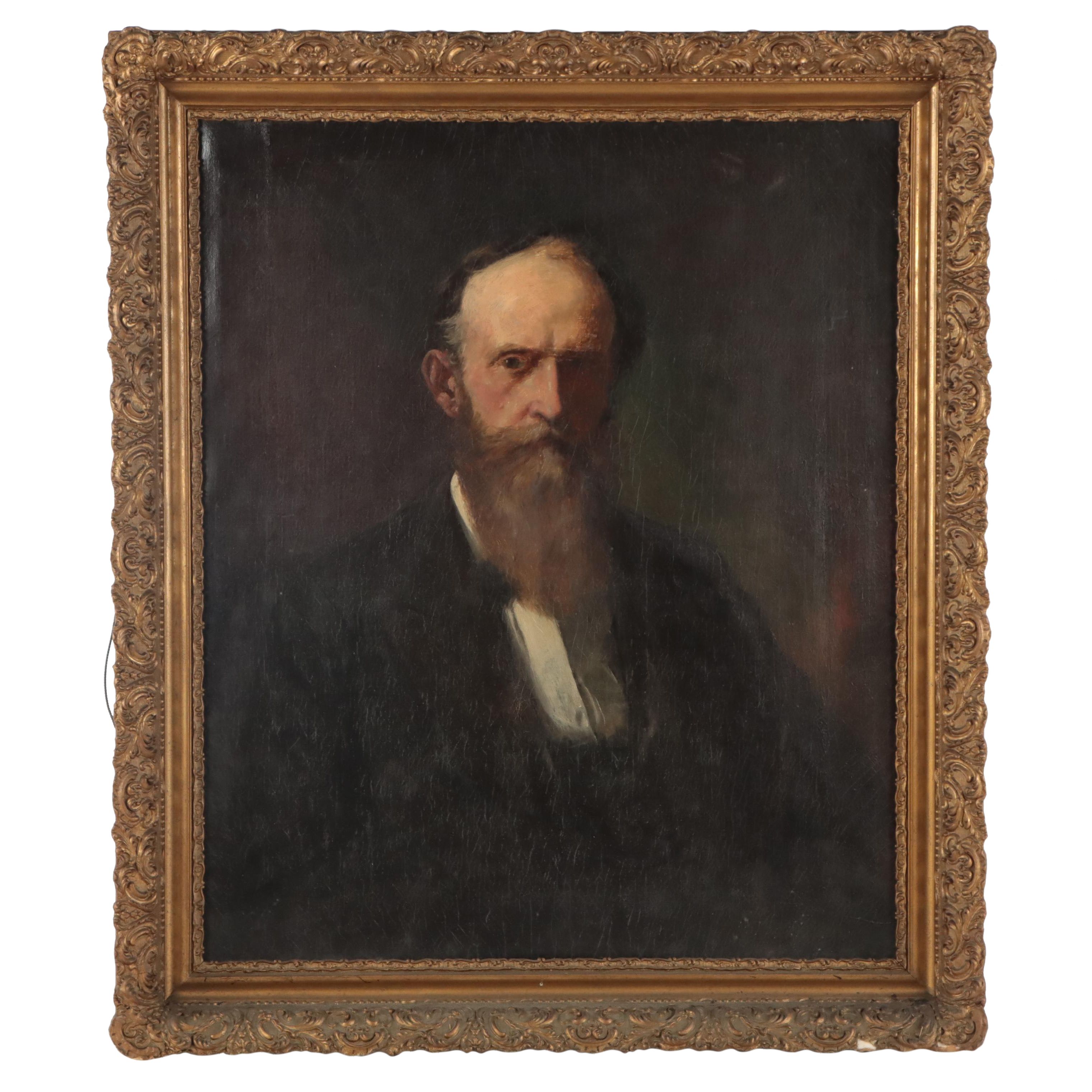 Oil Painting of Male Portrait