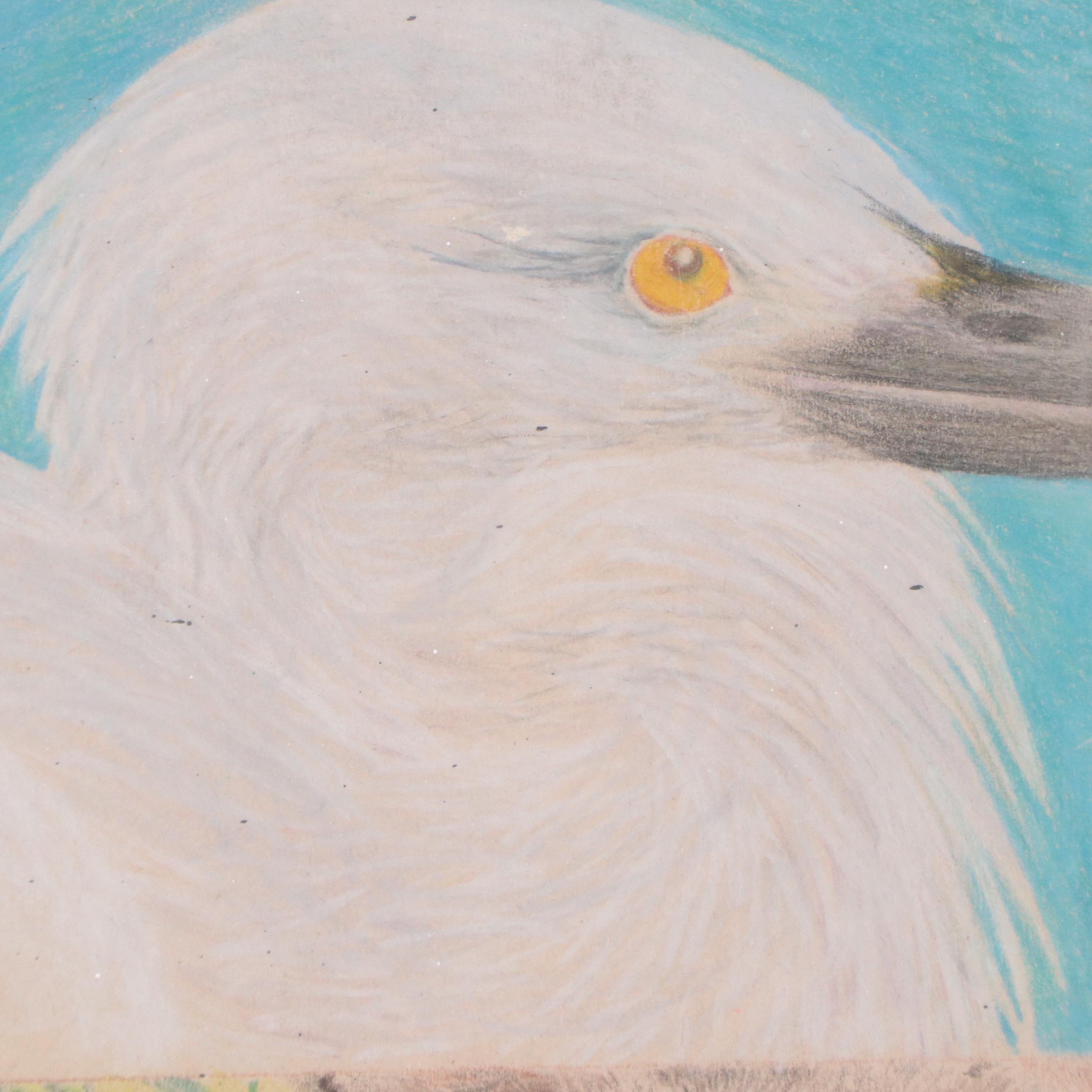 Roger Deale, Jr. Mixed Media Drawing of Animals