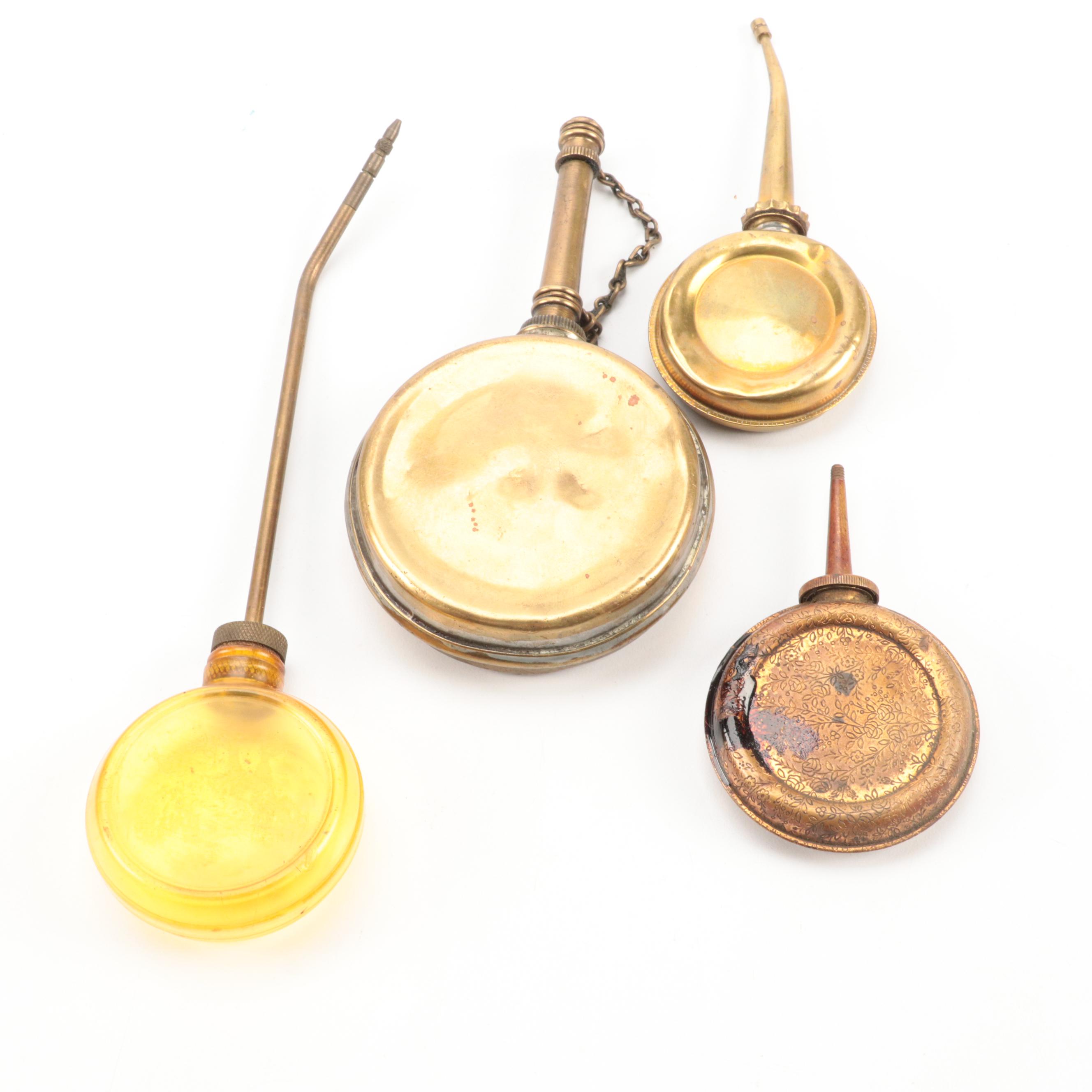 Eagle, Pfaff, Hesta with Other Metal and Plastic Oil Cans