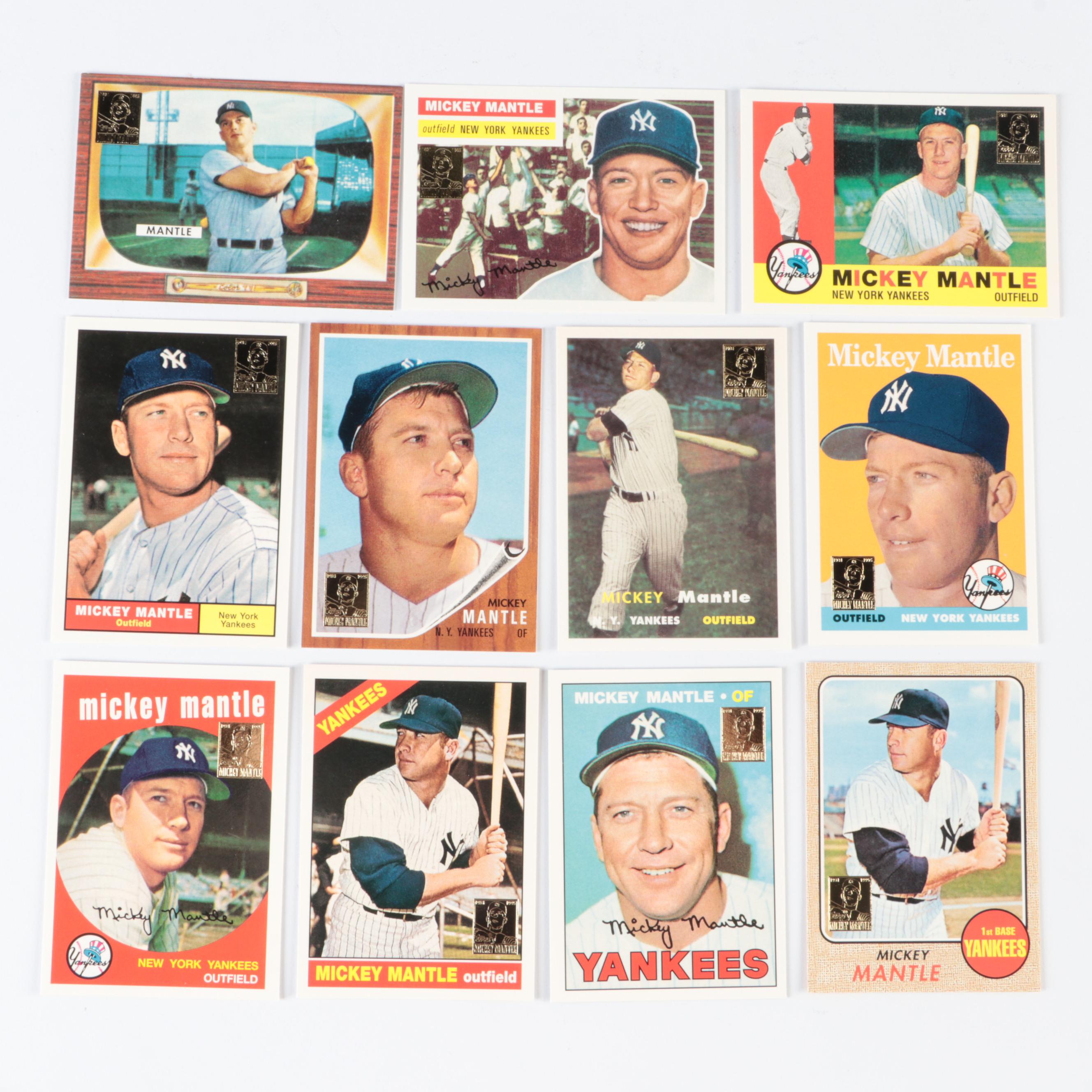 1963 Topps Mickey Mantle Baseball Card with Poster and More