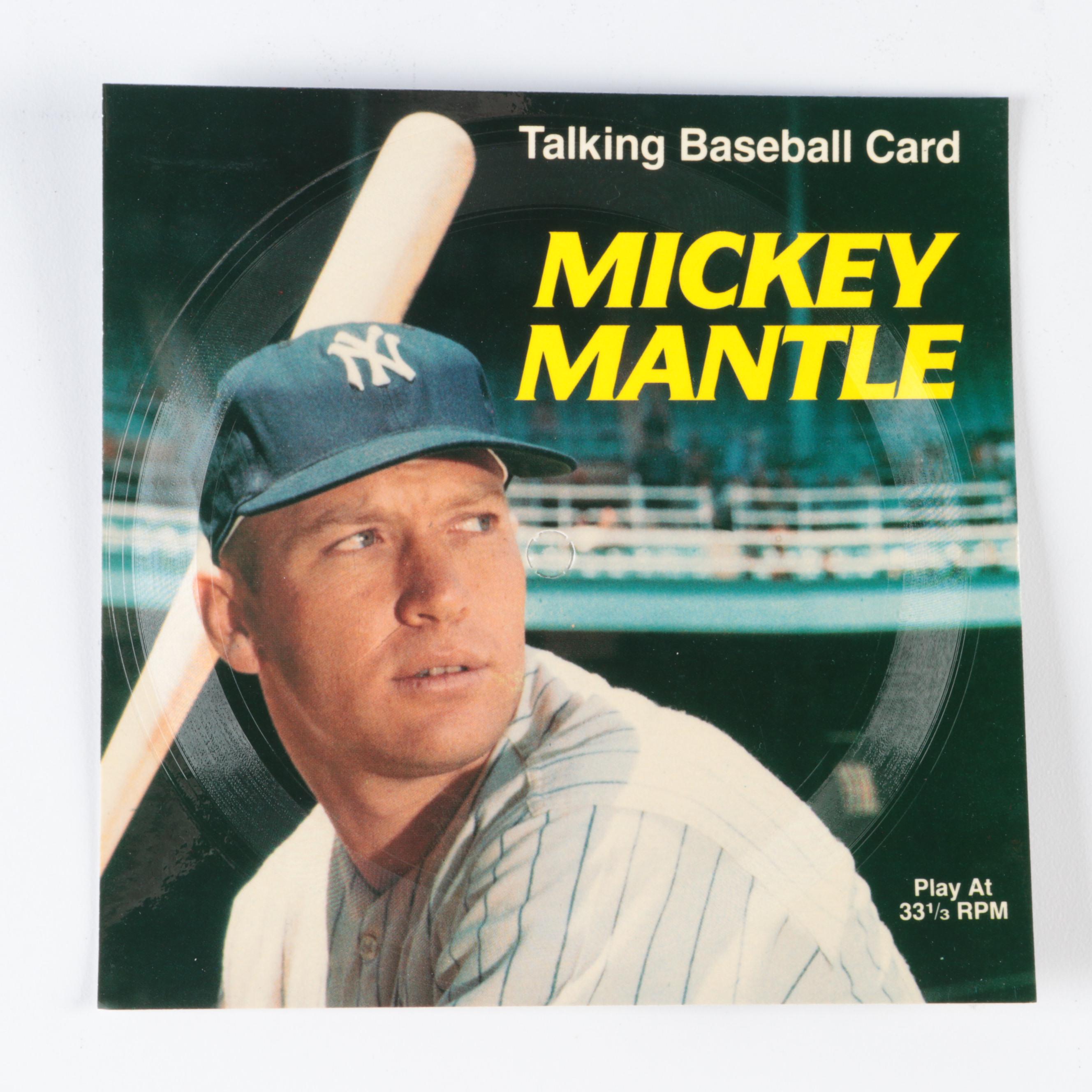 1963 Topps Mickey Mantle Baseball Card with Poster and More