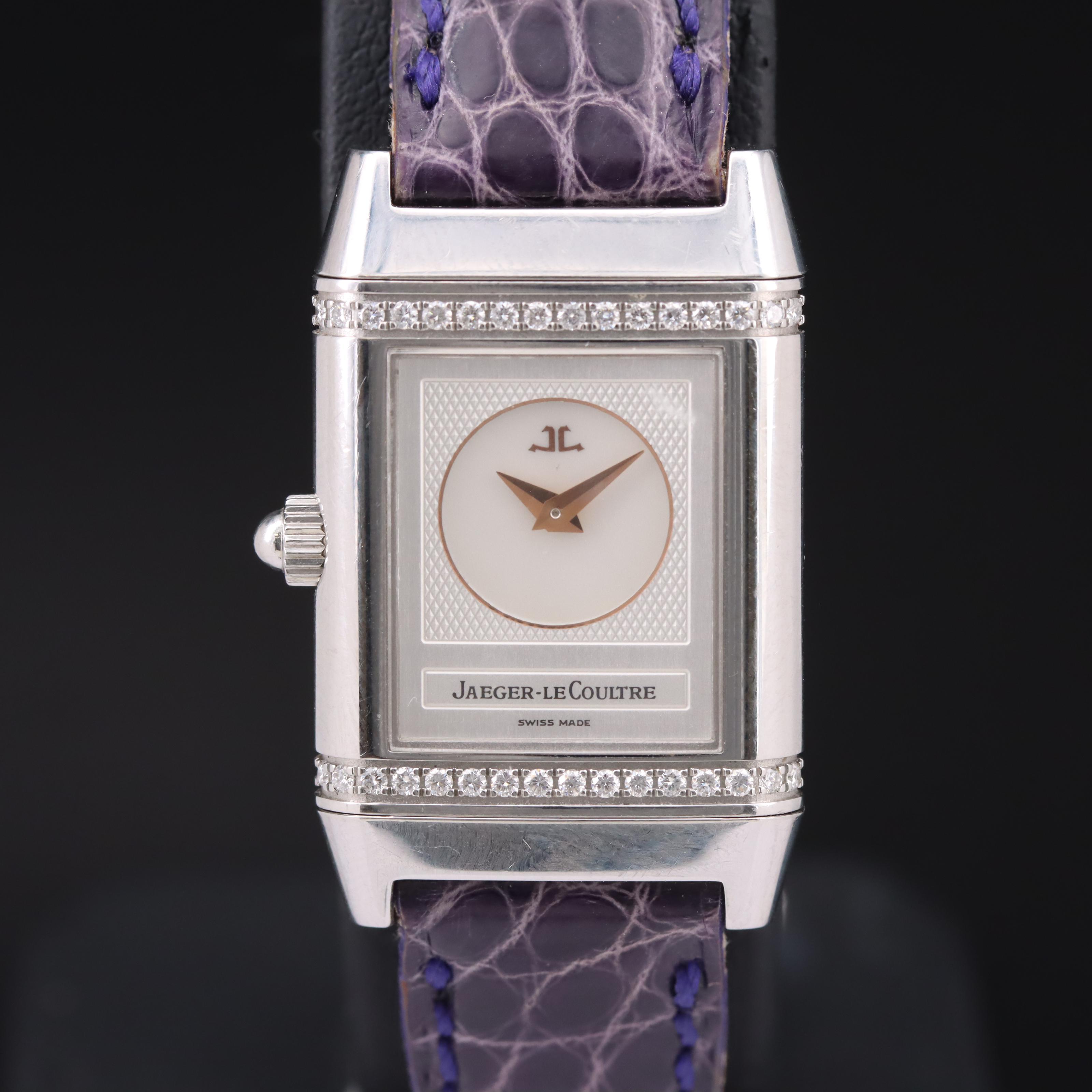 Jaeger LeCoultre Reverso Duetto Factory Diamonds Watch