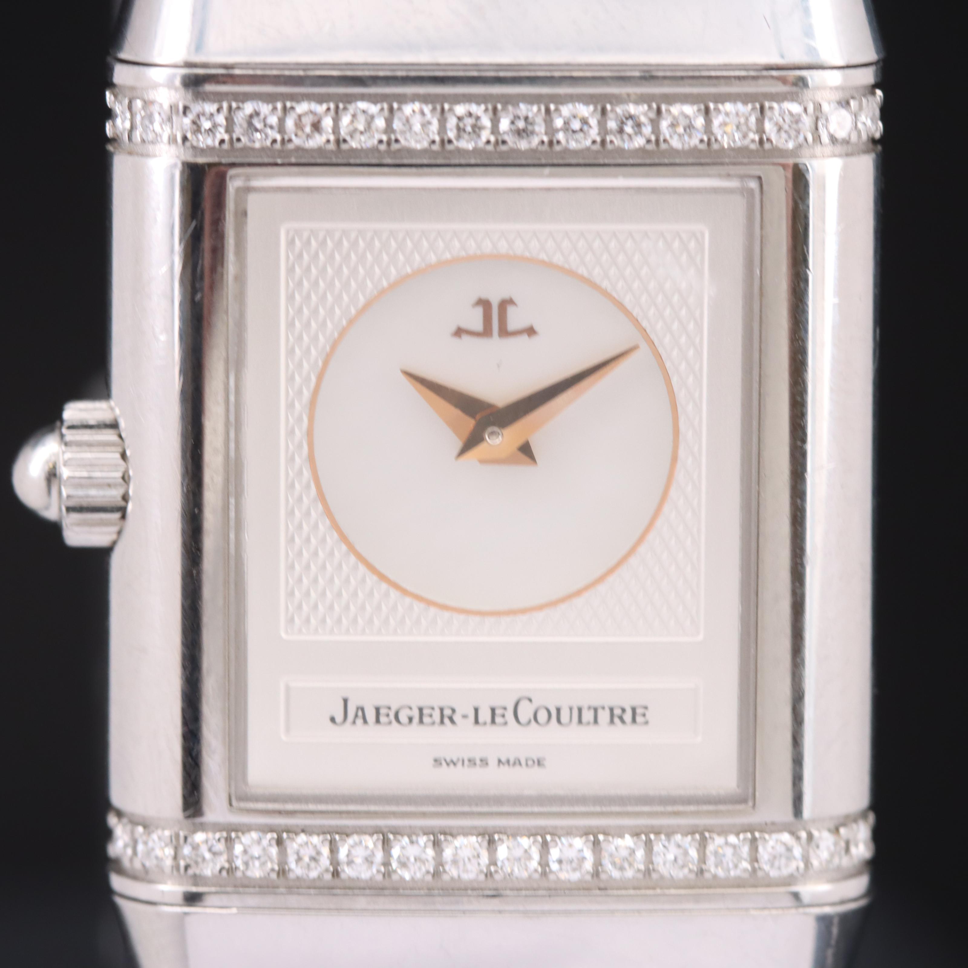 Jaeger LeCoultre Reverso Duetto Factory Diamonds Watch