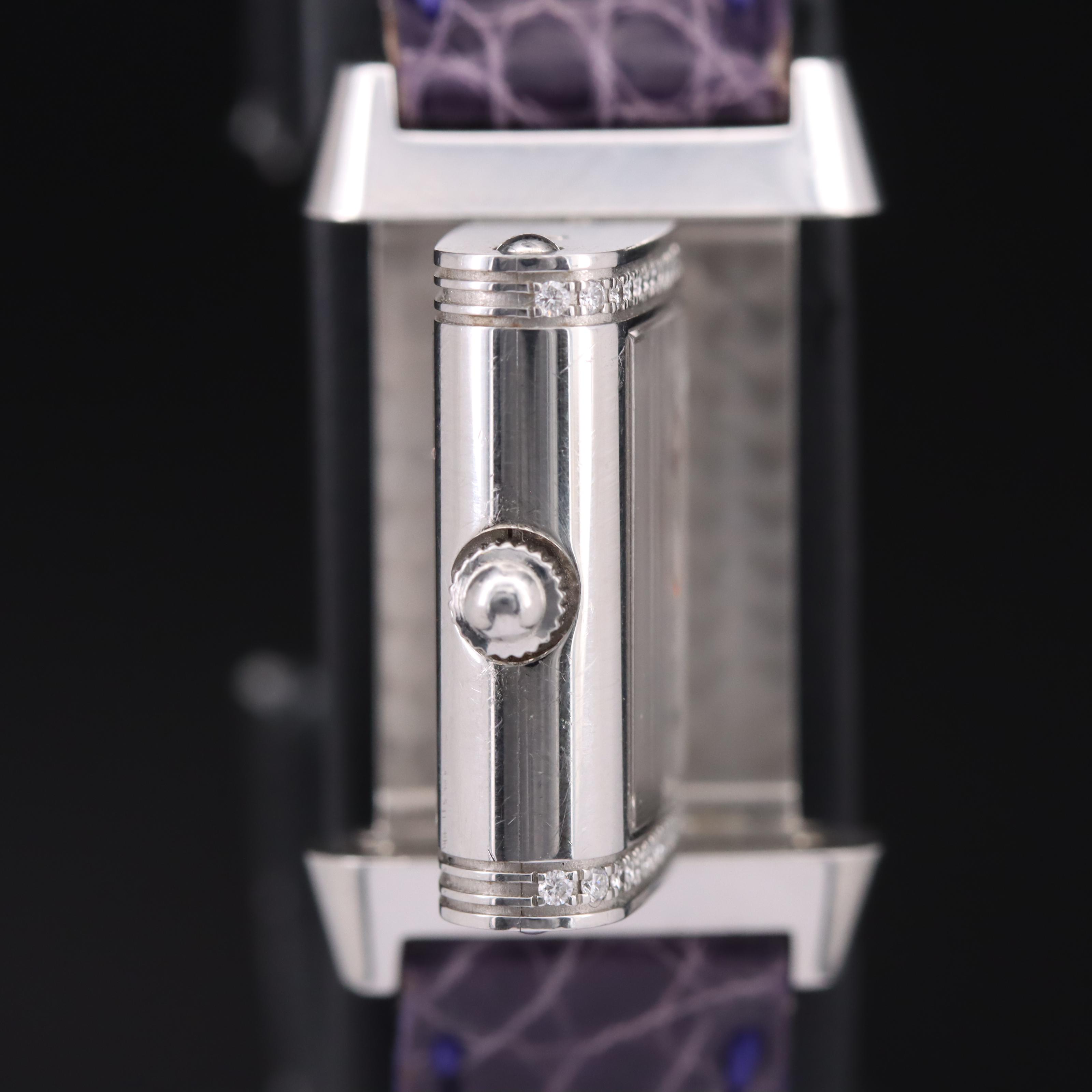 Jaeger LeCoultre Reverso Duetto Factory Diamonds Watch