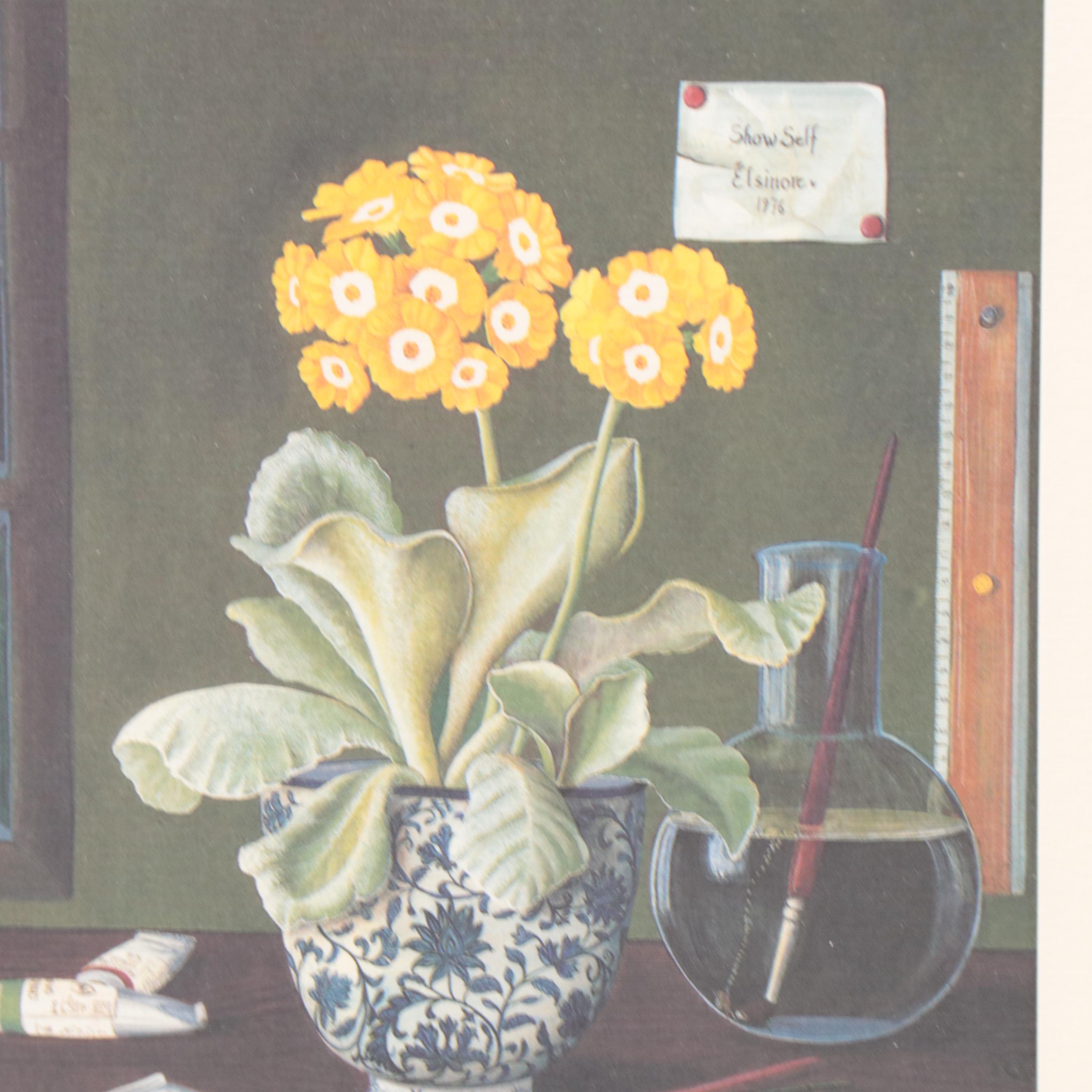 Offset Lithographs of Floral Still Lifes