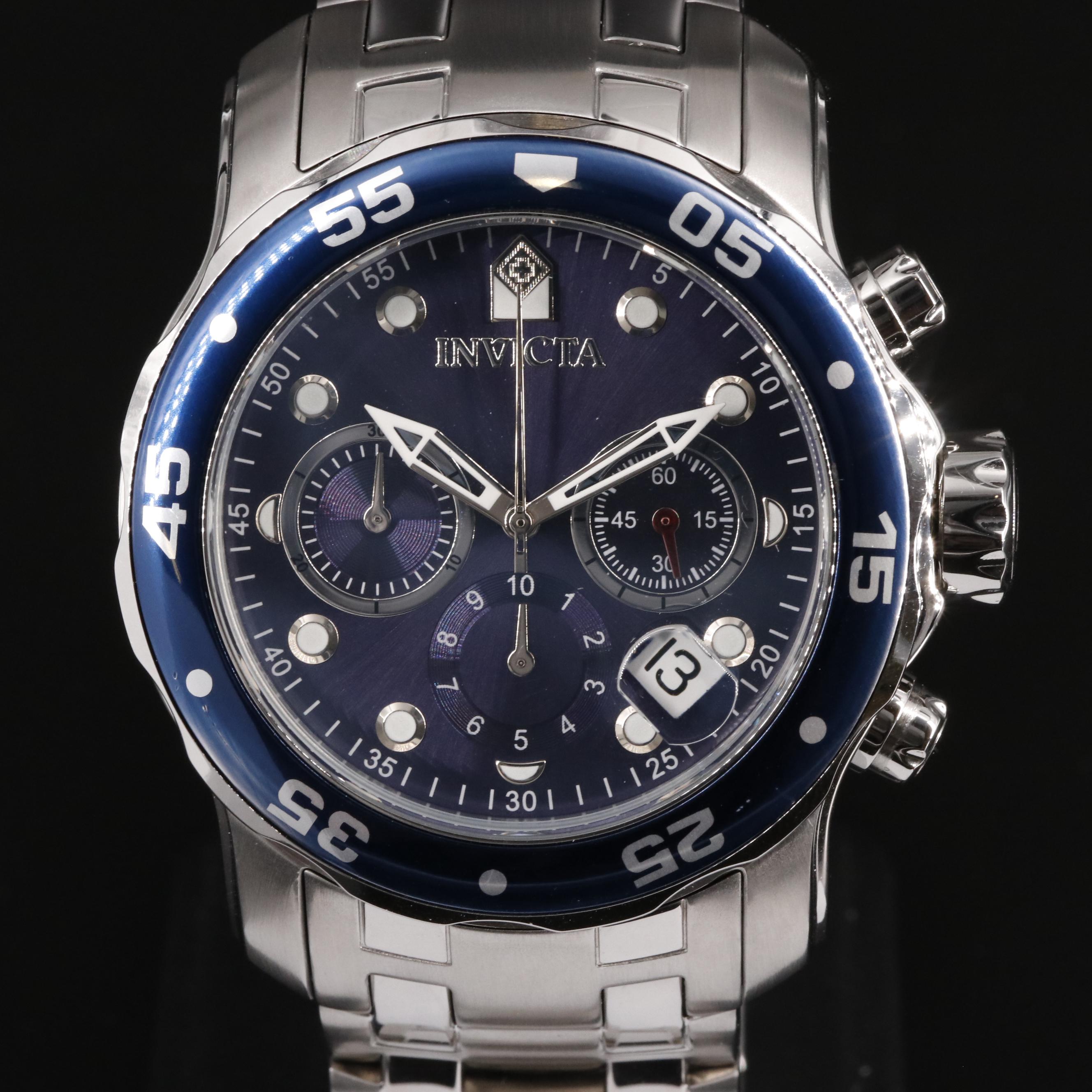 Invicta Pro Diver Stainless Steel Quartz Watch