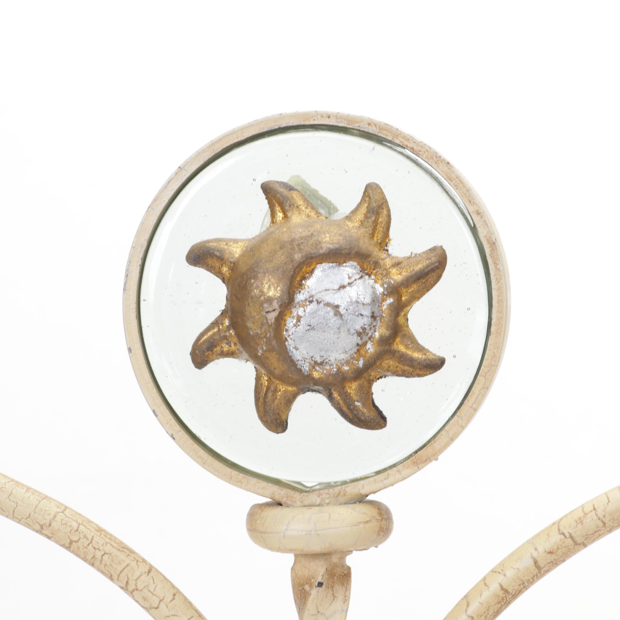 Pair of Mexican Wrought Metal Ornament Stands