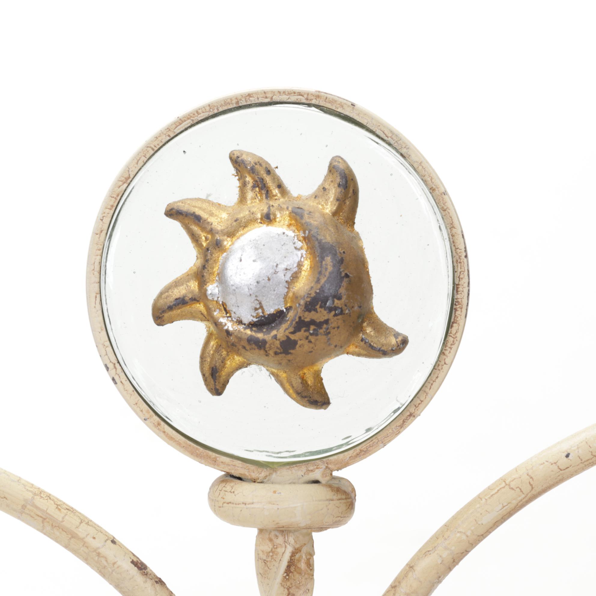 Pair of Mexican Wrought Metal Ornament Stands