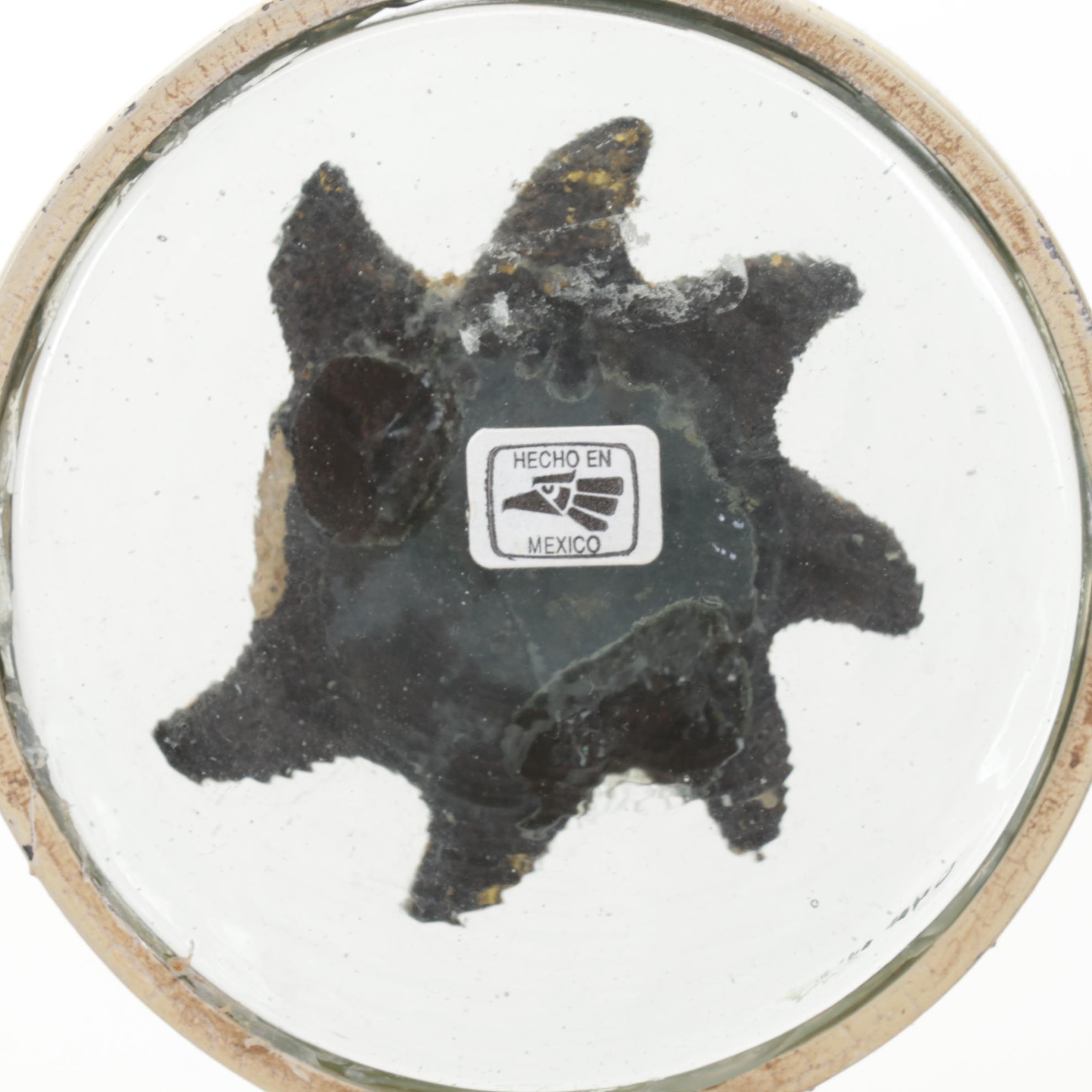 Pair of Mexican Wrought Metal Ornament Stands