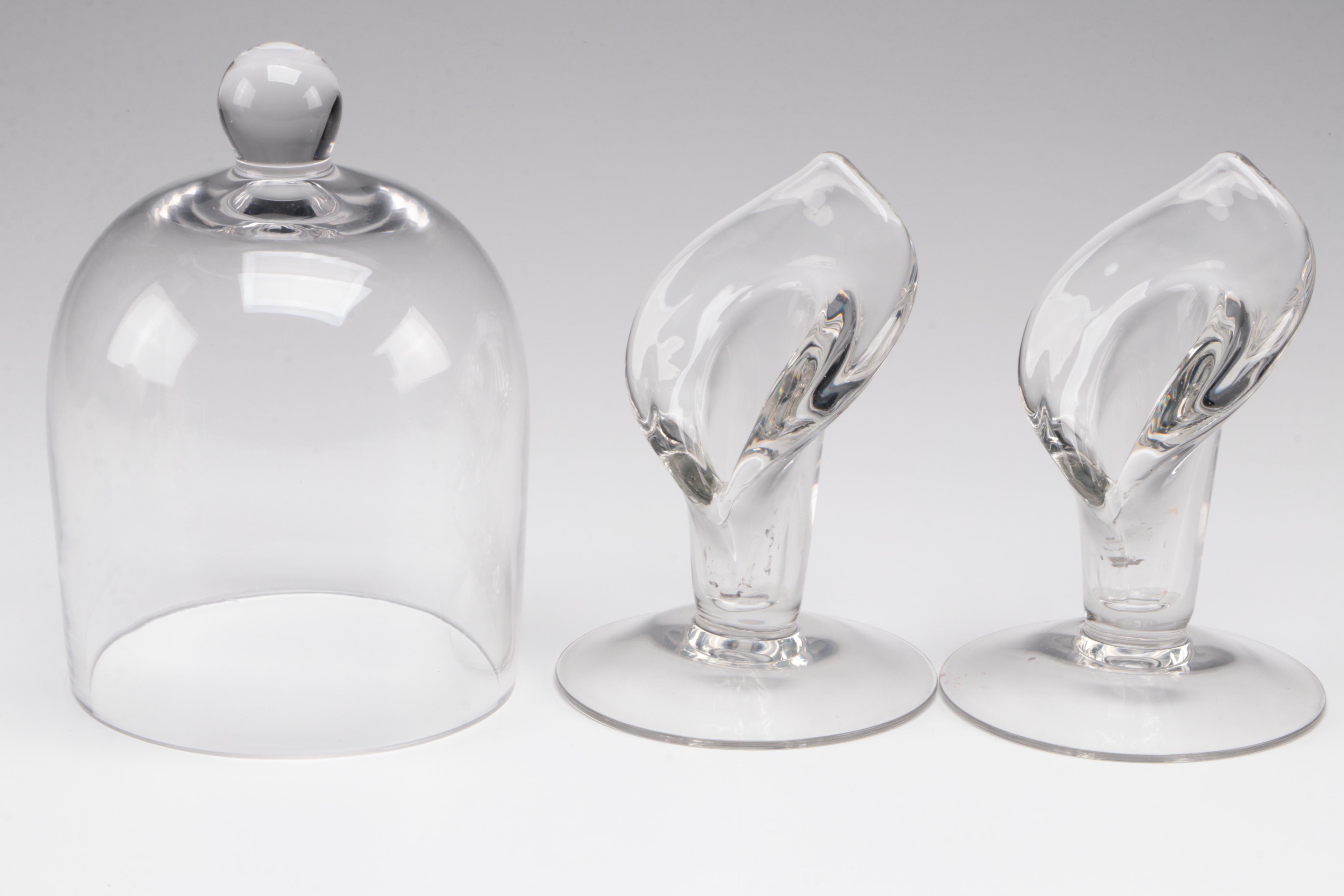 Calla Lily Shaped Glass Candlesticks and More Home Décor