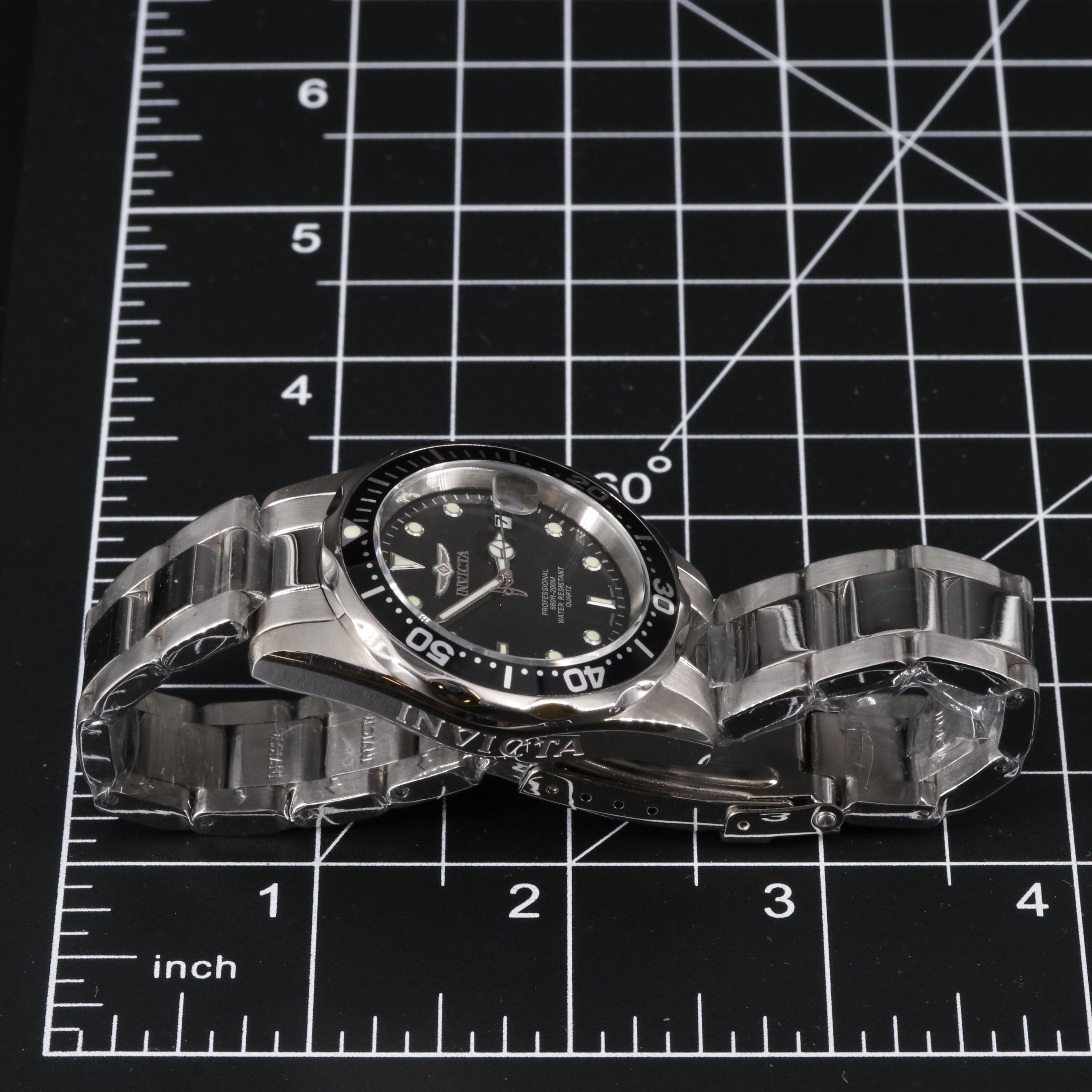 Invicta Professional Stainless Steel Quartz Watch