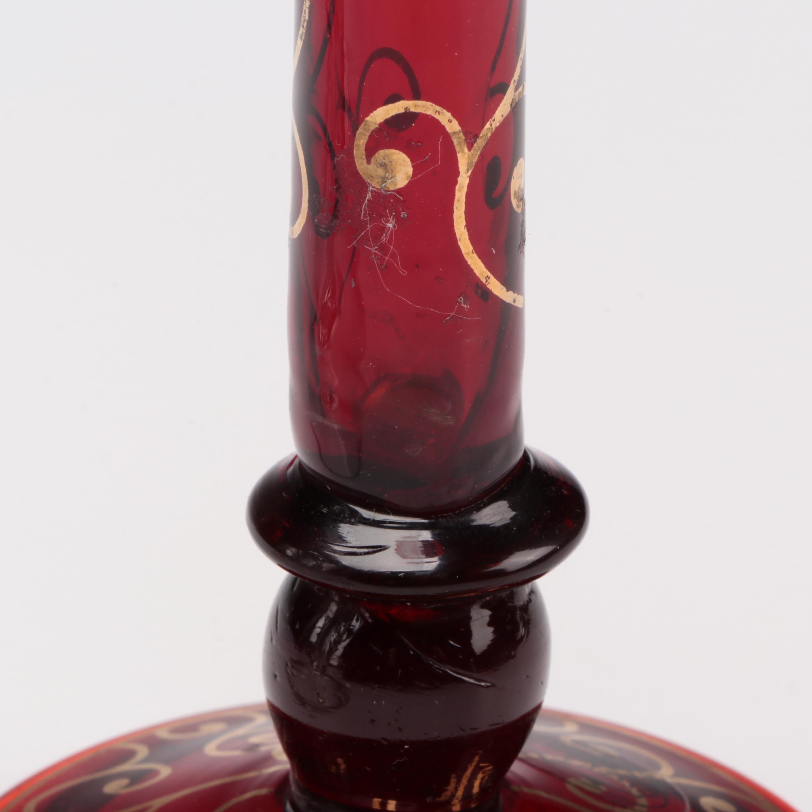 Calla Lily Shaped Glass Candlesticks and More Home Décor