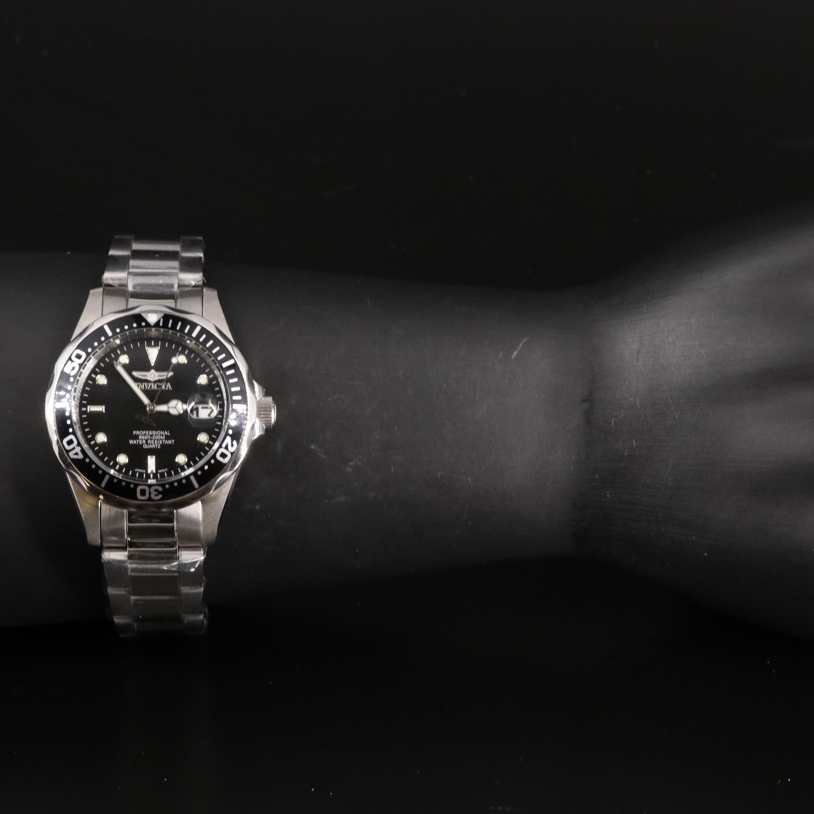 Invicta Professional Stainless Steel Quartz Watch