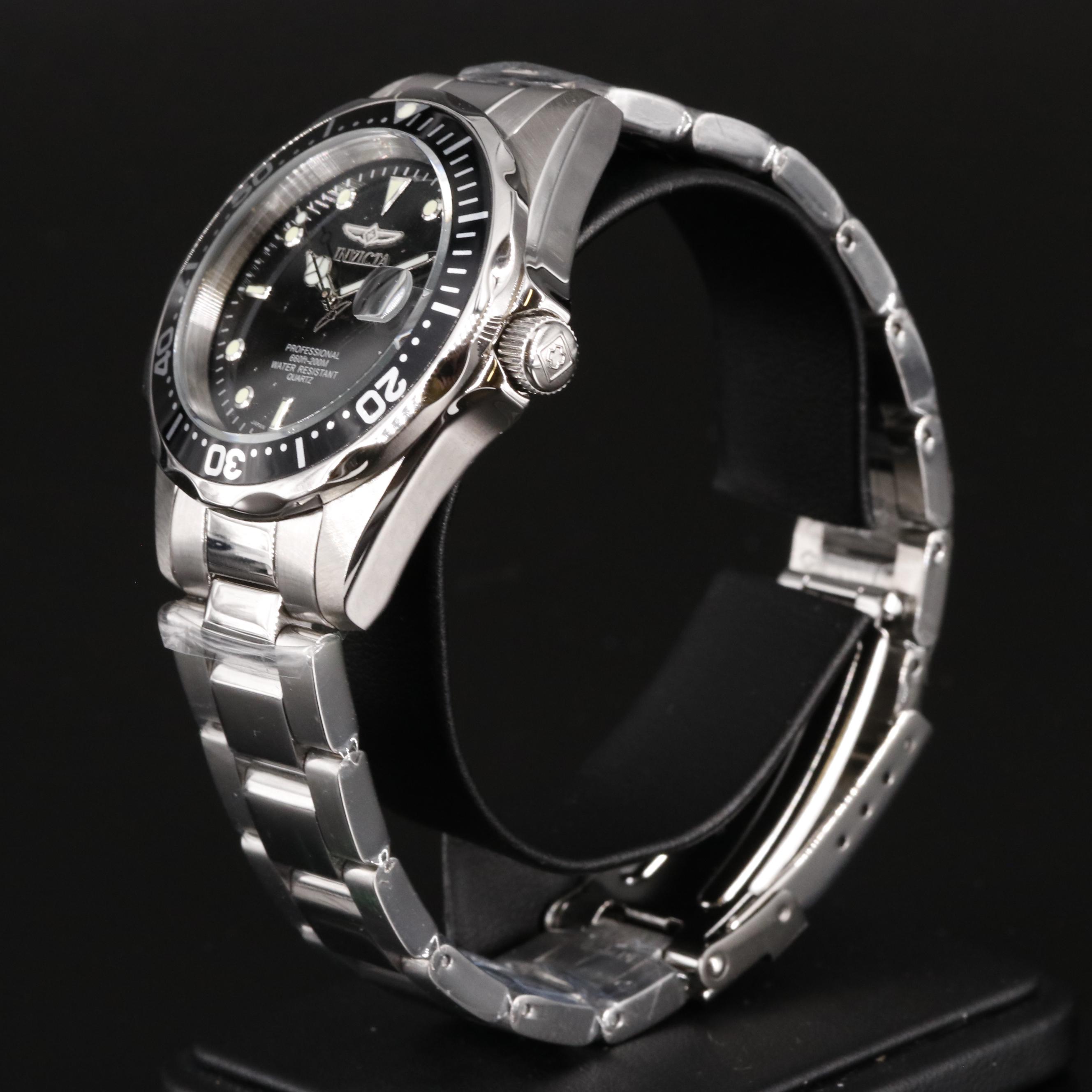 Invicta Professional Stainless Steel Quartz Watch