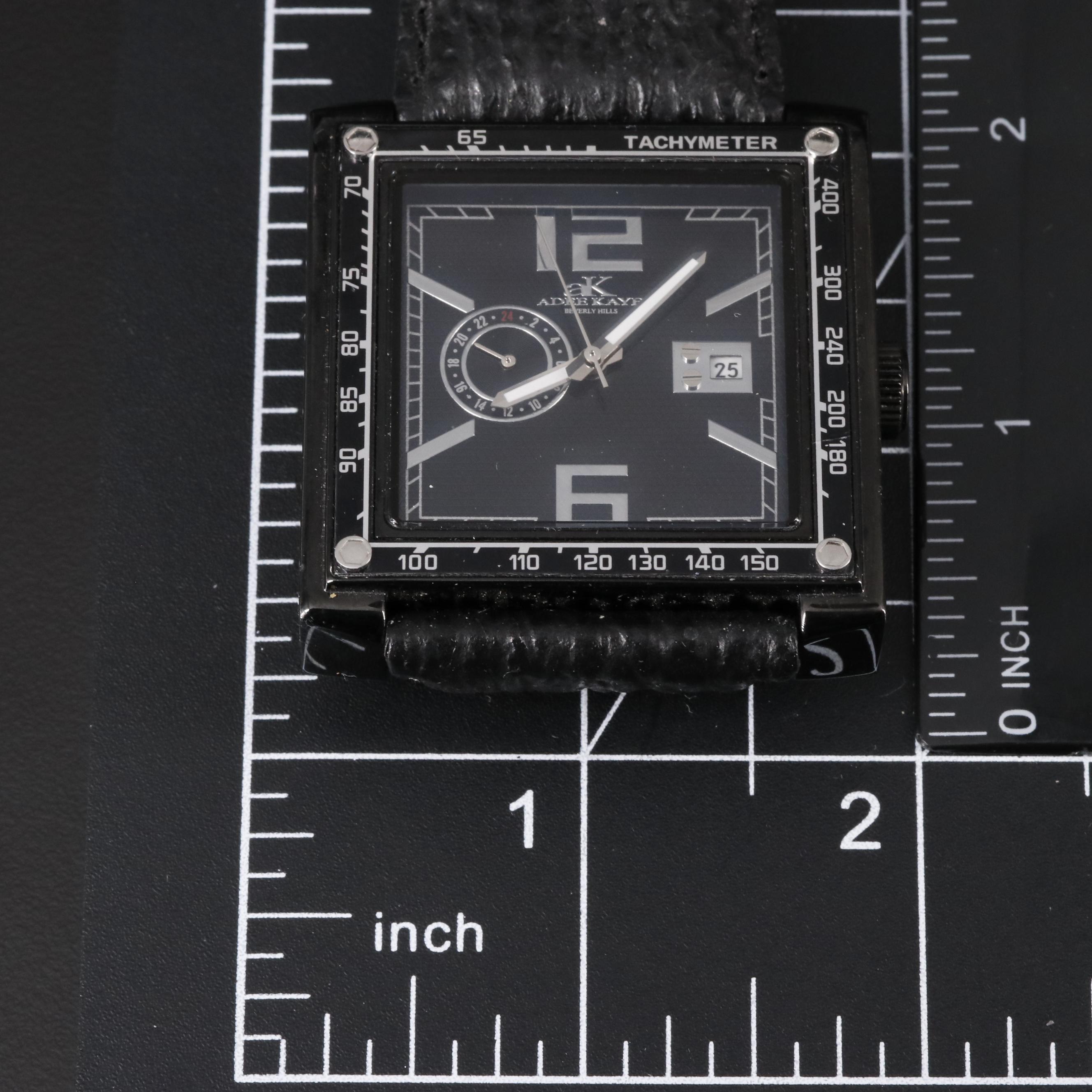 Adee Kaye Beverly Hills Stainless Steel Watch