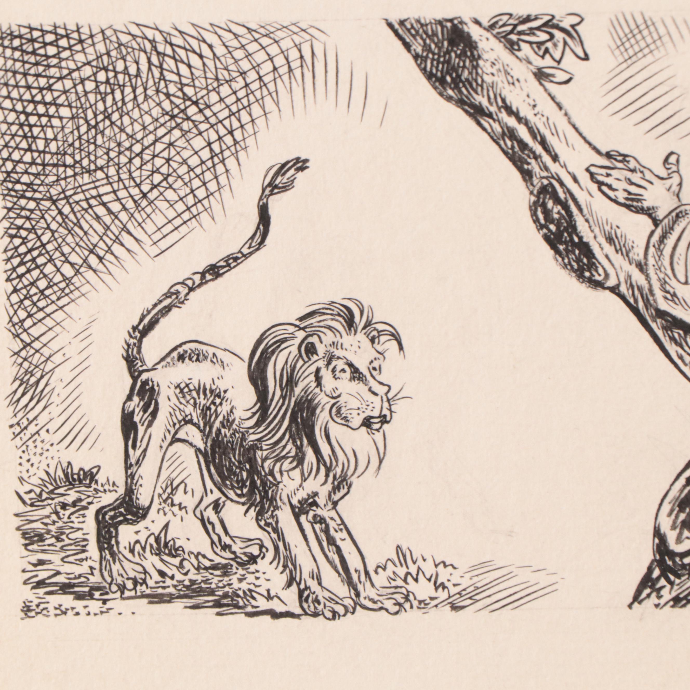 Lynd Ward Ink Illustrations For "Gargantua and Pantagruel," 1942