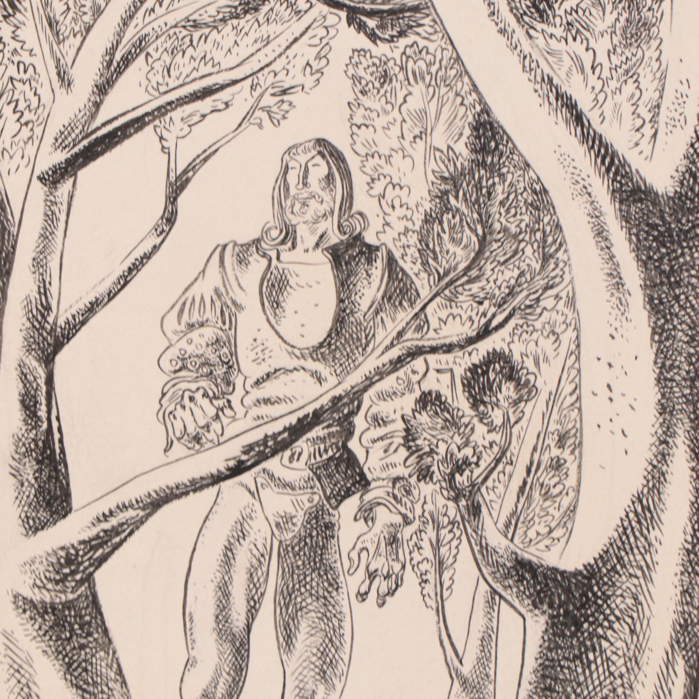 Lynd Ward Ink Illustrations For "Gargantua and Pantagruel," 1942