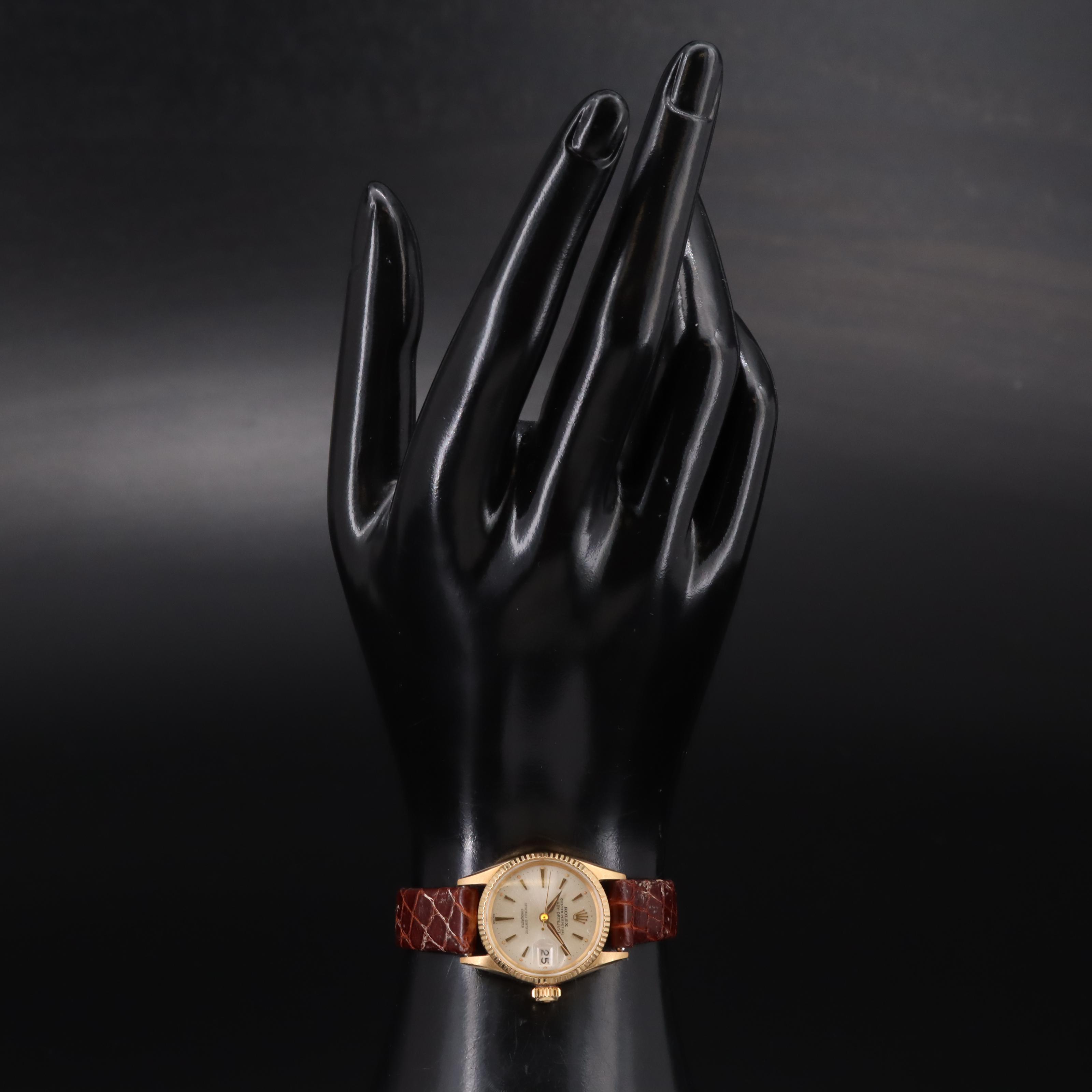 1957 Rolex Oyster Perpetual Lady-Datejust 18K Watch