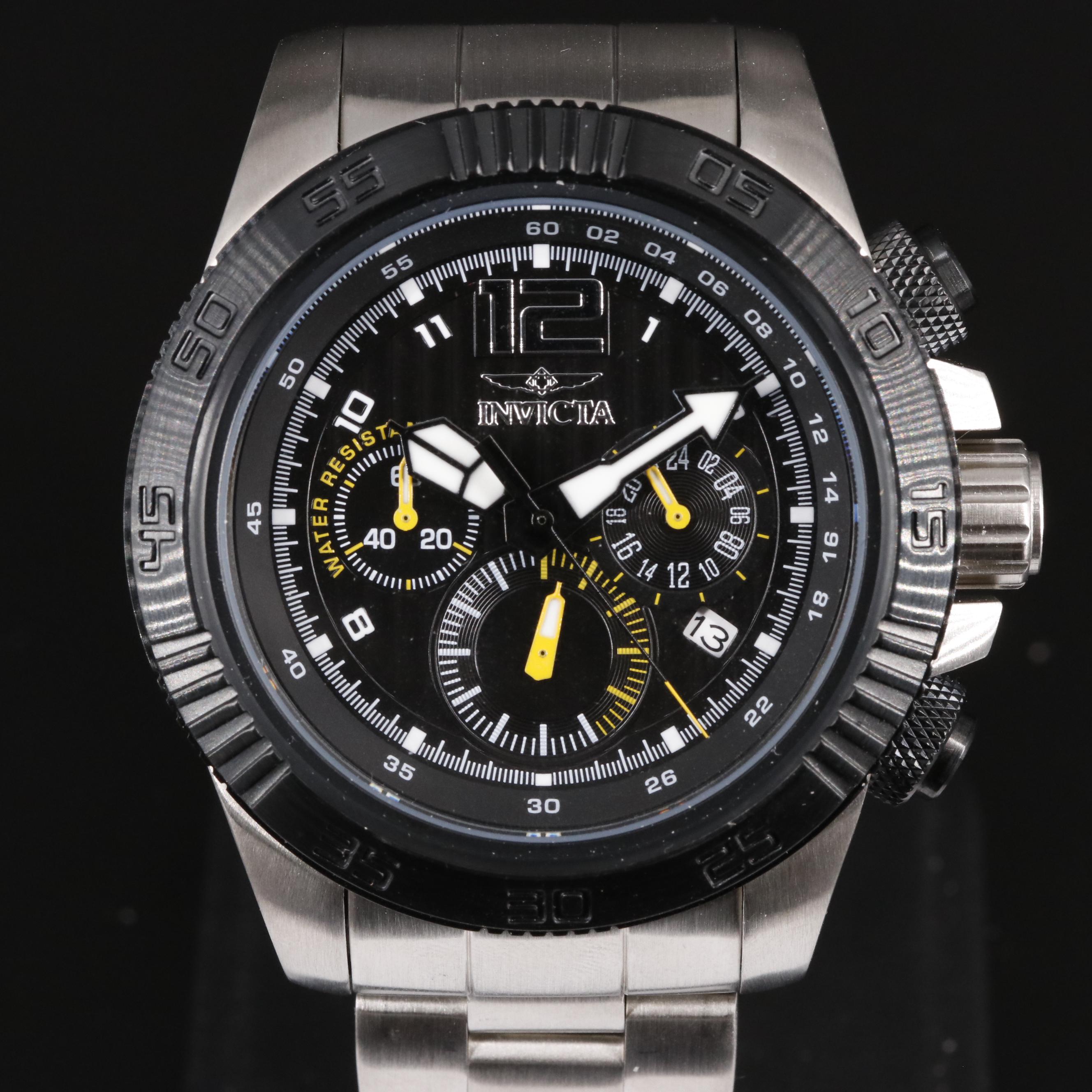 Invicta Stainless Steel Wristatch