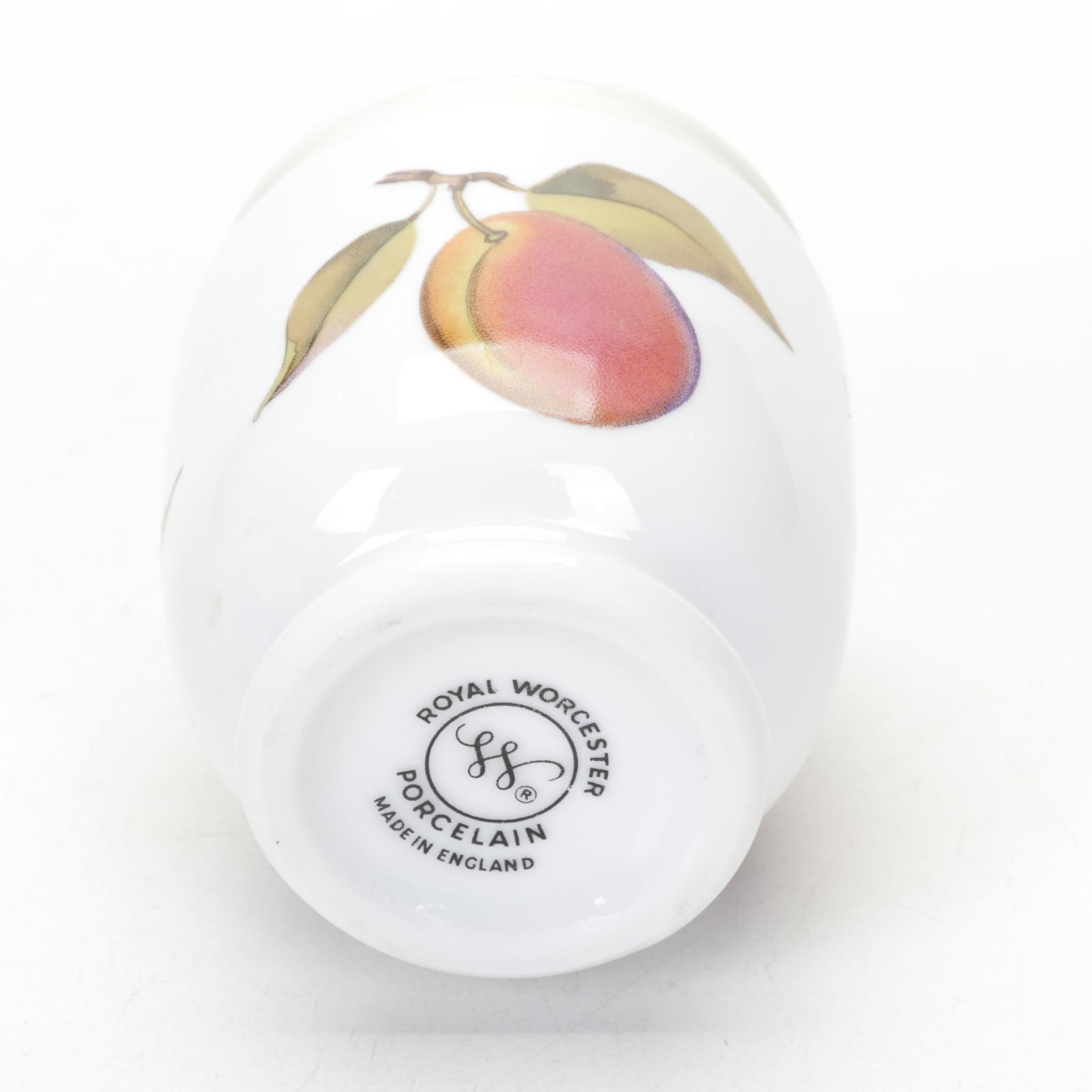 Royal Worcester "Evesham" Porcelain Dinnerware Service for Eight