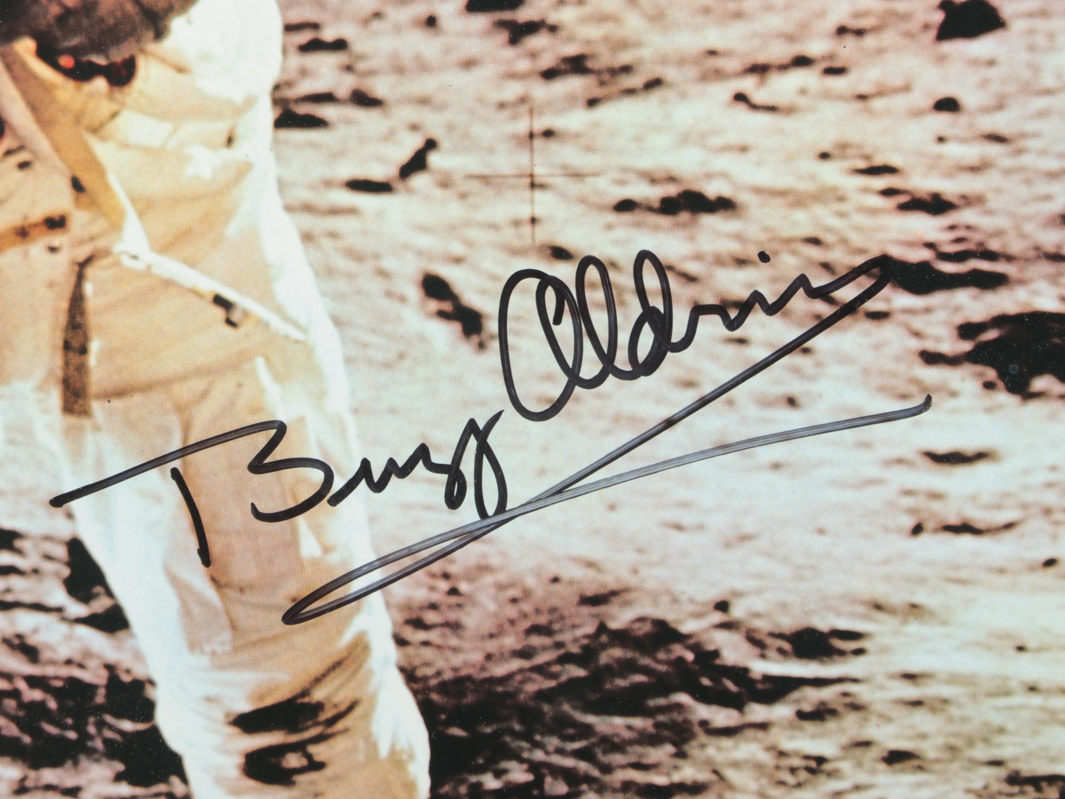 Buzz Aldrin Signed Moon Walk Giclée