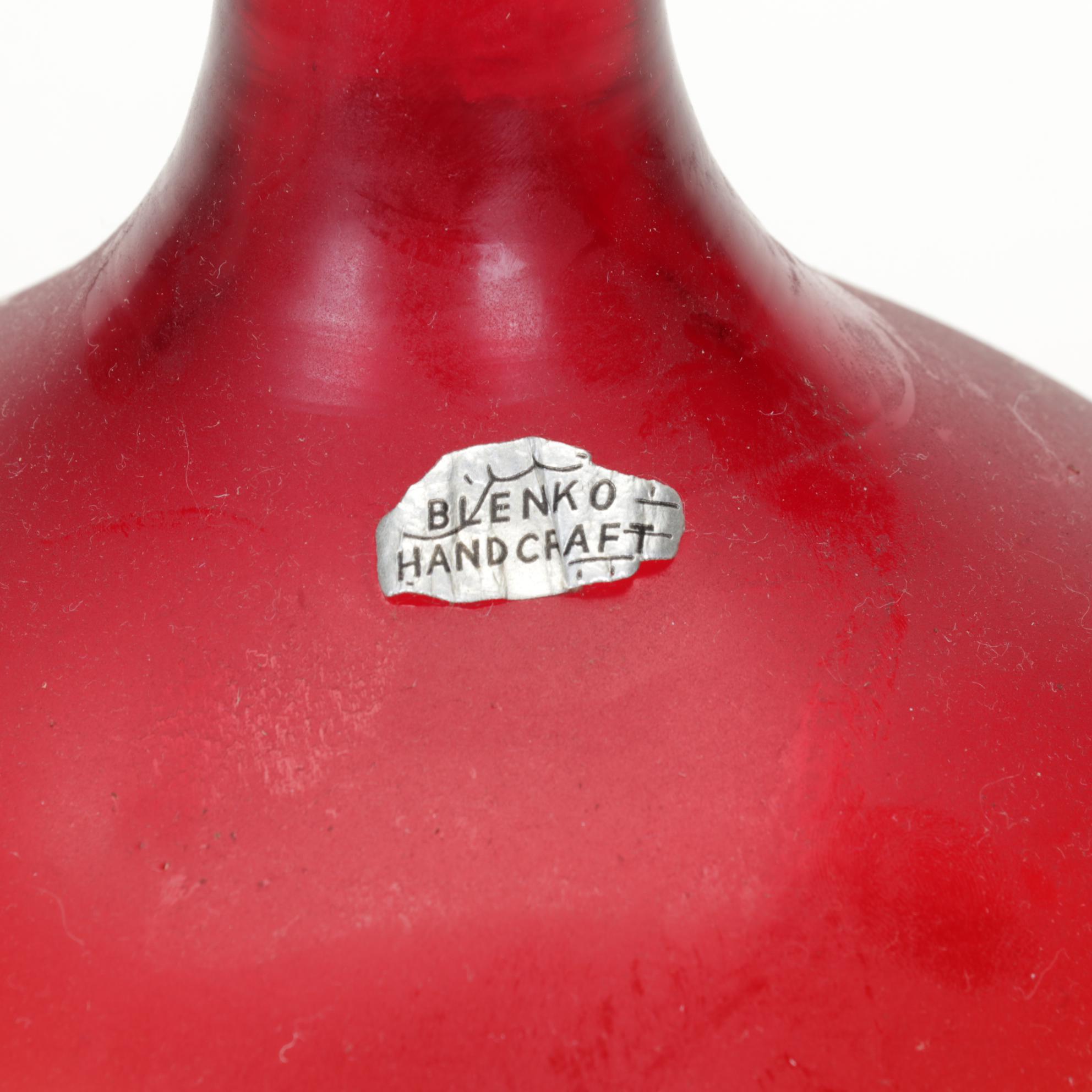 Blenko Glass Decanter, Mid to Late 20th Century