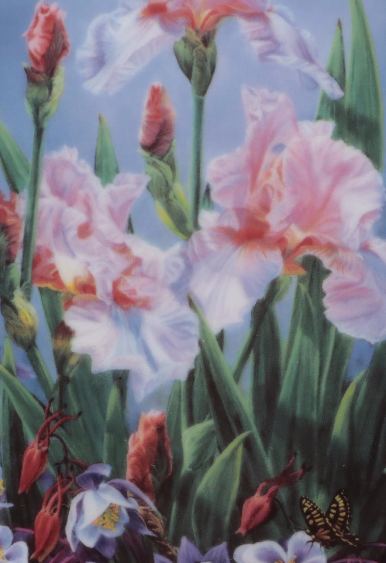 Bradford Exchange Limited Edition Floral Porcelain Collector Plates