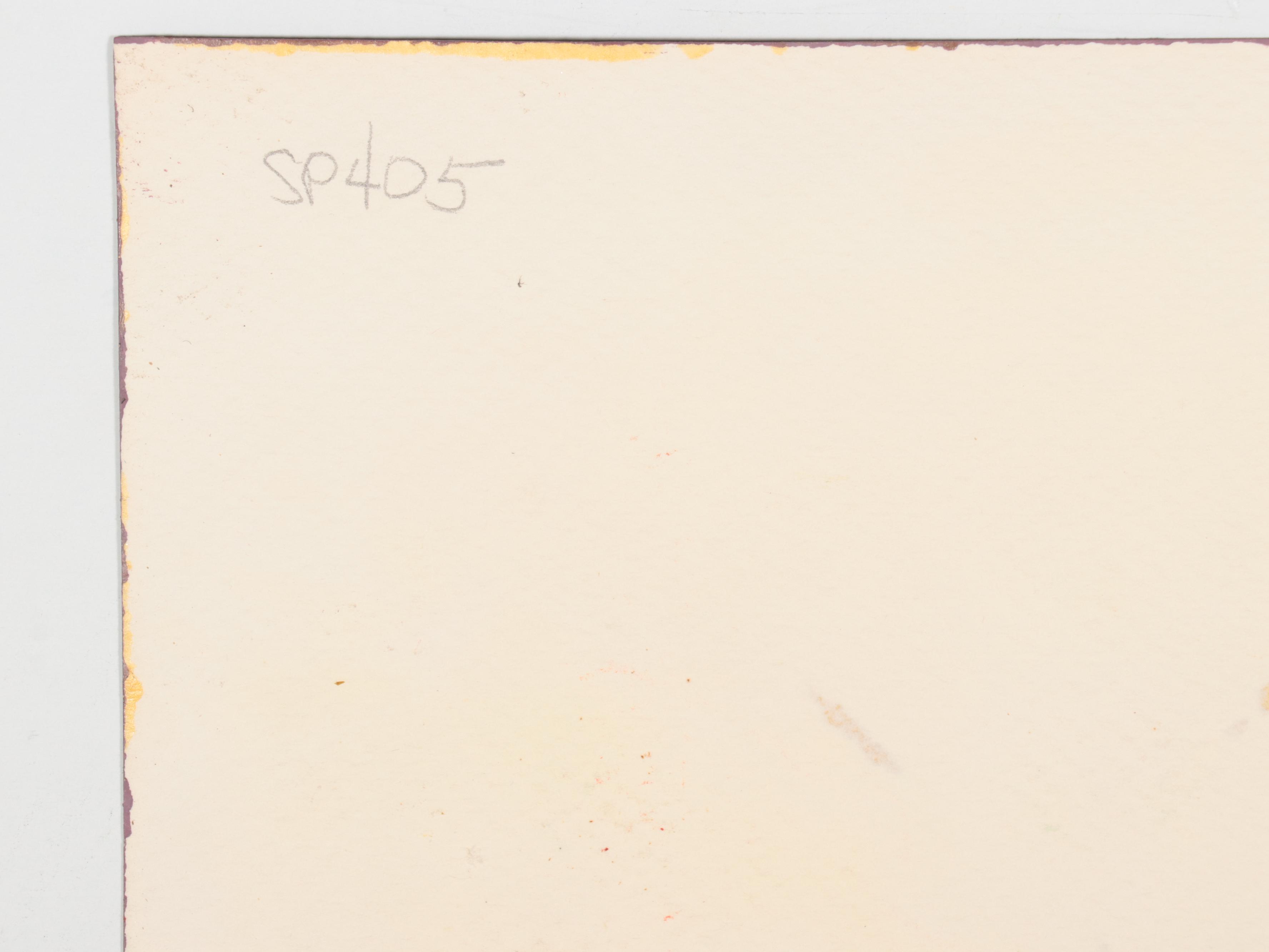 Harry Hilson Abstract Acrylic Painting, 1986