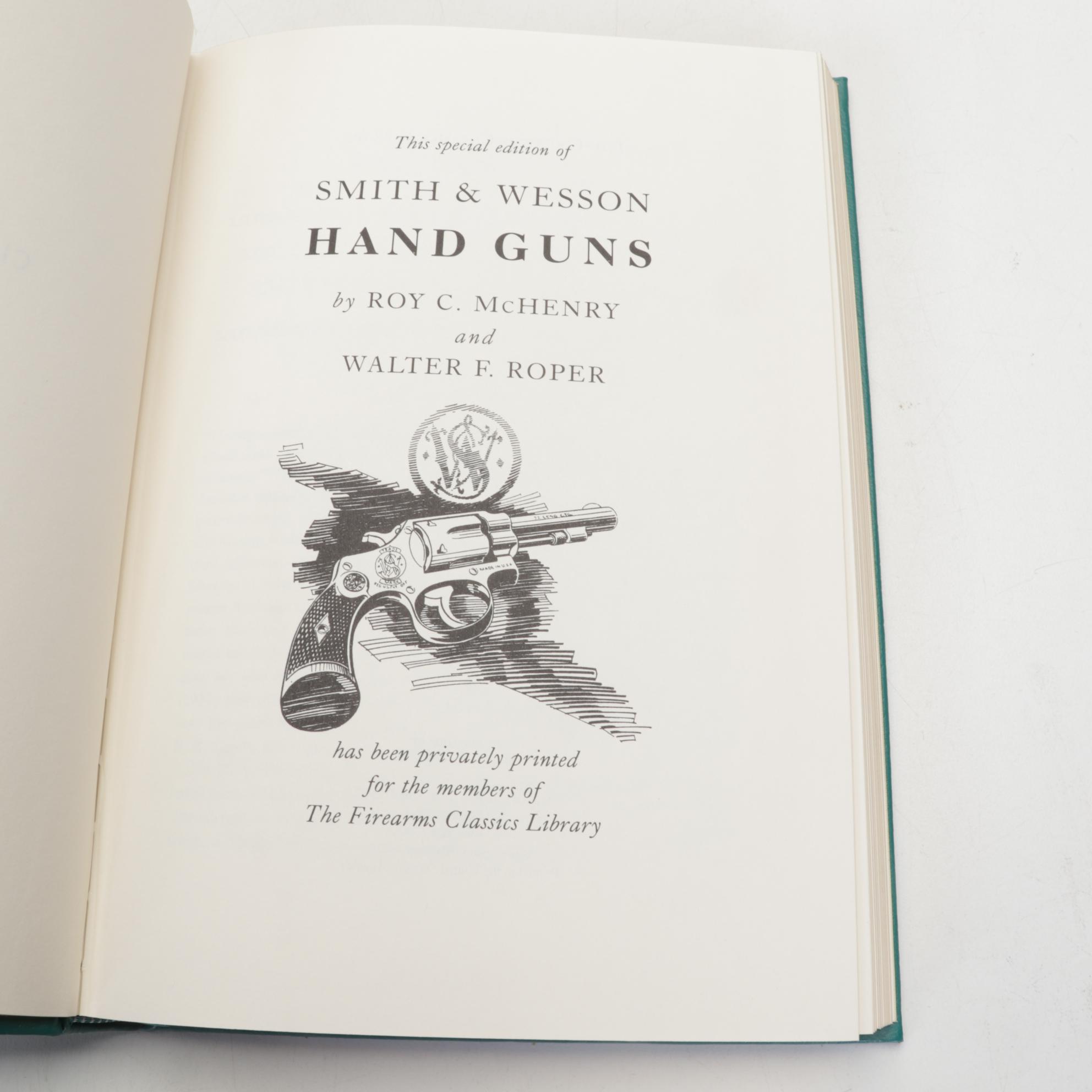 Leather Bound "The Firearms Classics" Library with "Gunpowder" by Jack Kelly