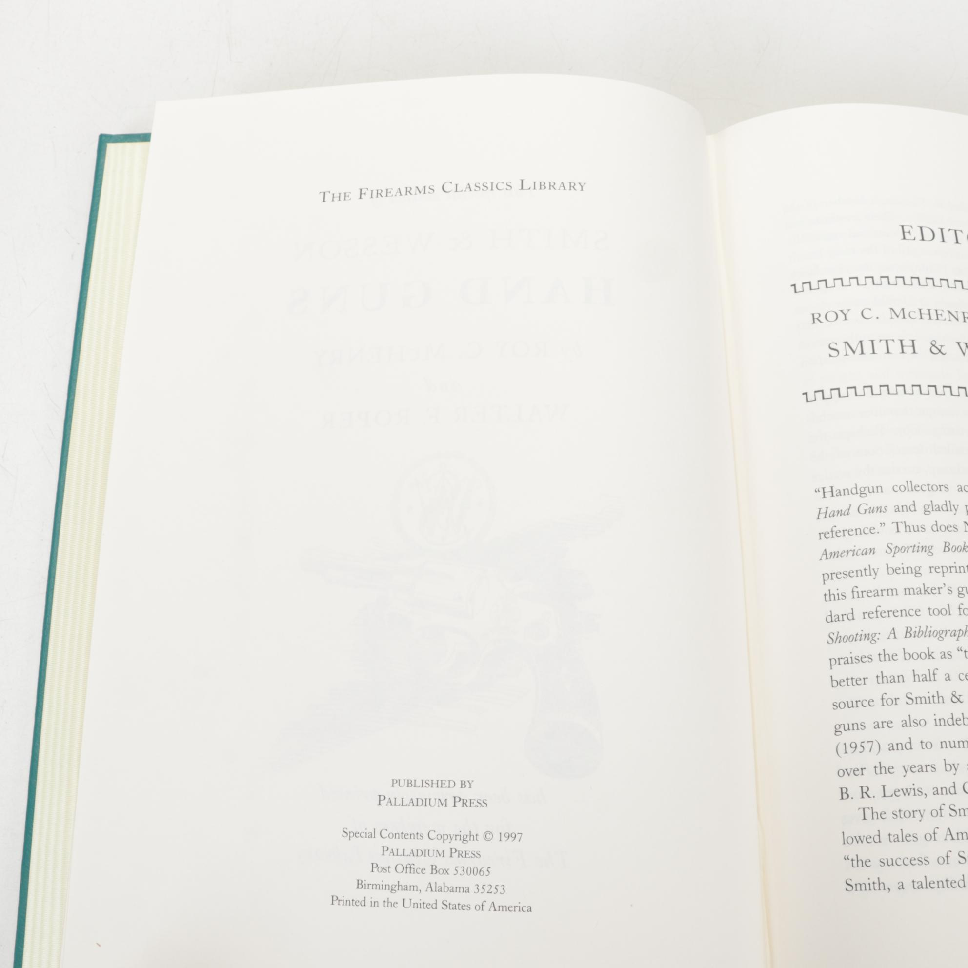 Leather Bound "The Firearms Classics" Library with "Gunpowder" by Jack Kelly