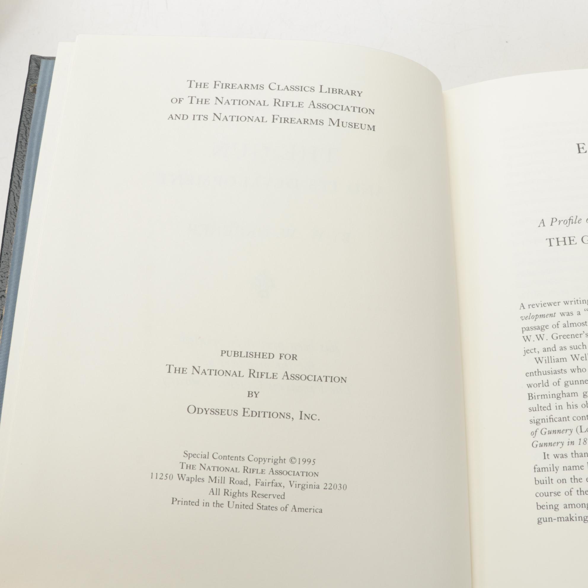 Leather Bound "The Firearms Classics" Library with "Gunpowder" by Jack Kelly