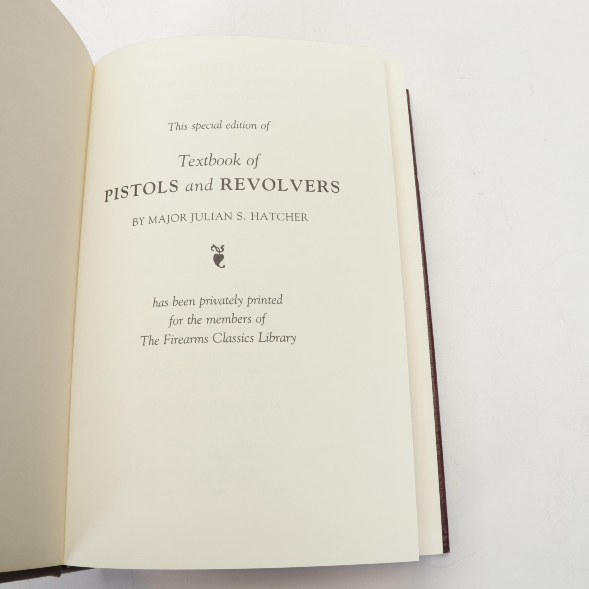 Leather Bound "The Firearms Classics" Library with "Gunpowder" by Jack Kelly