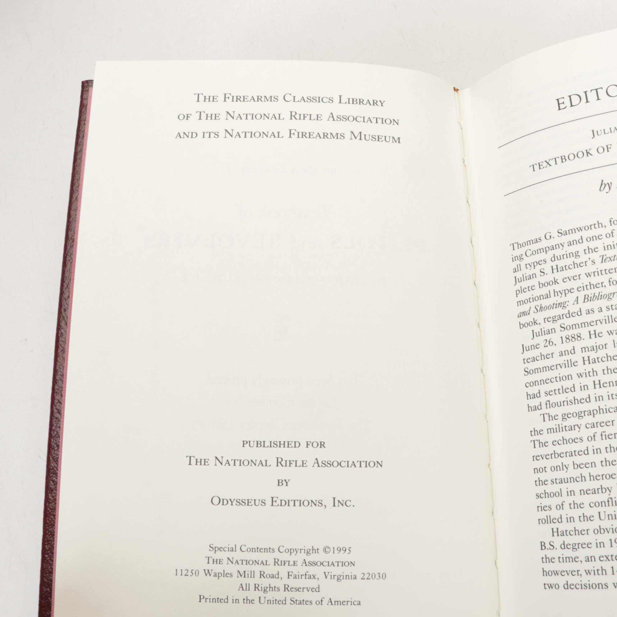 Leather Bound "The Firearms Classics" Library with "Gunpowder" by Jack Kelly